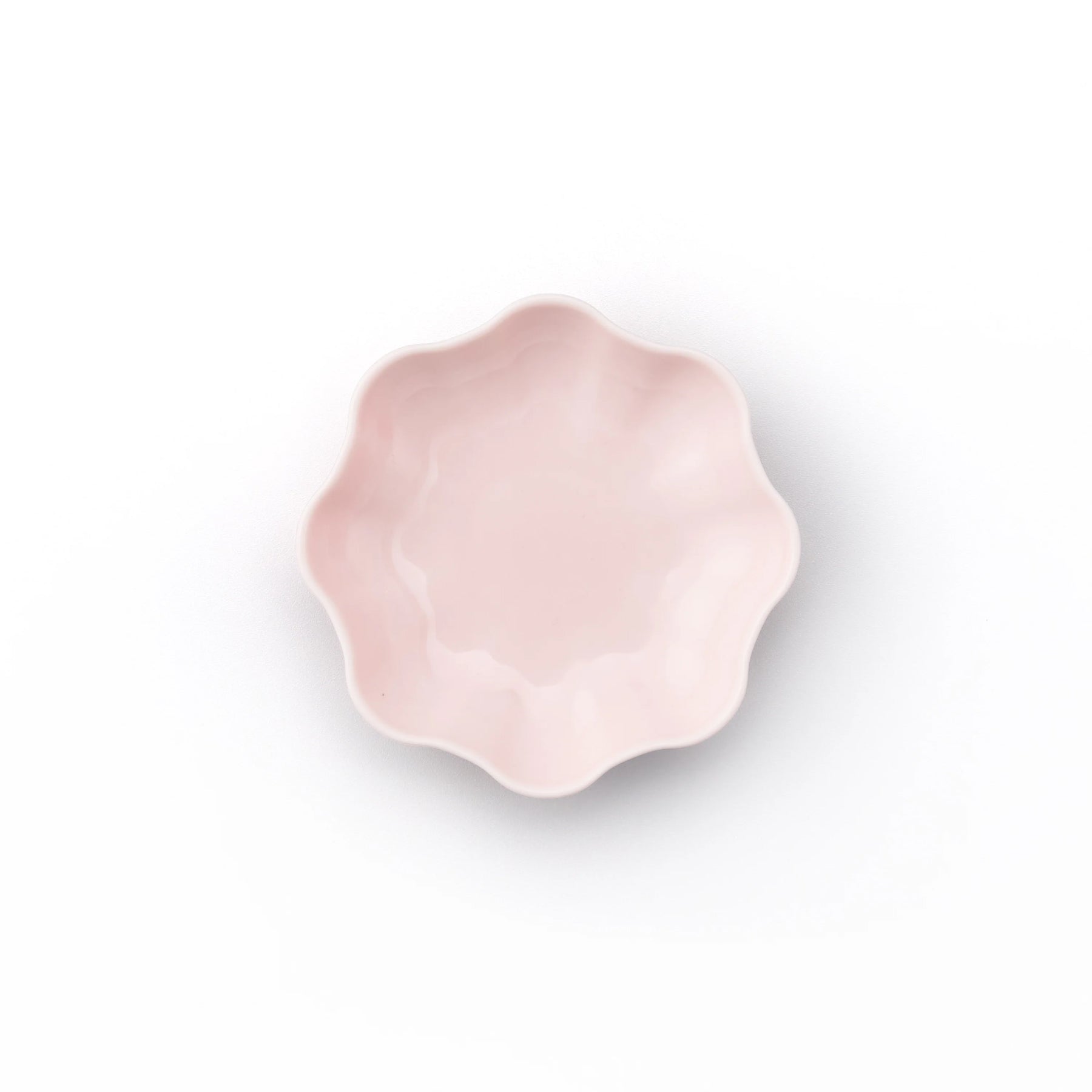 Porcelain Pottery Bowl S Eggshell Pink