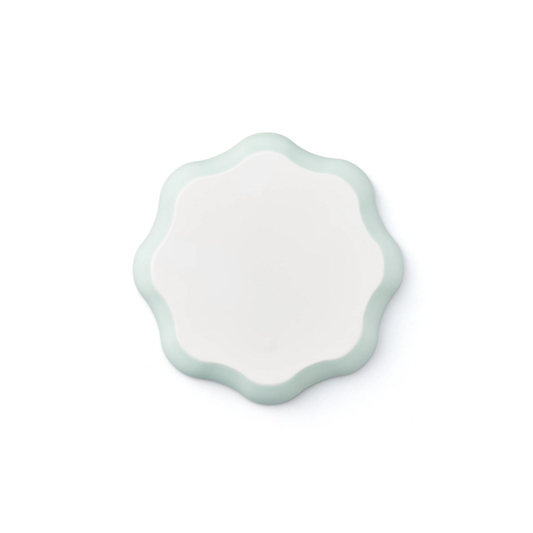 Porcelain Pottery Plate S Clearly Aqua