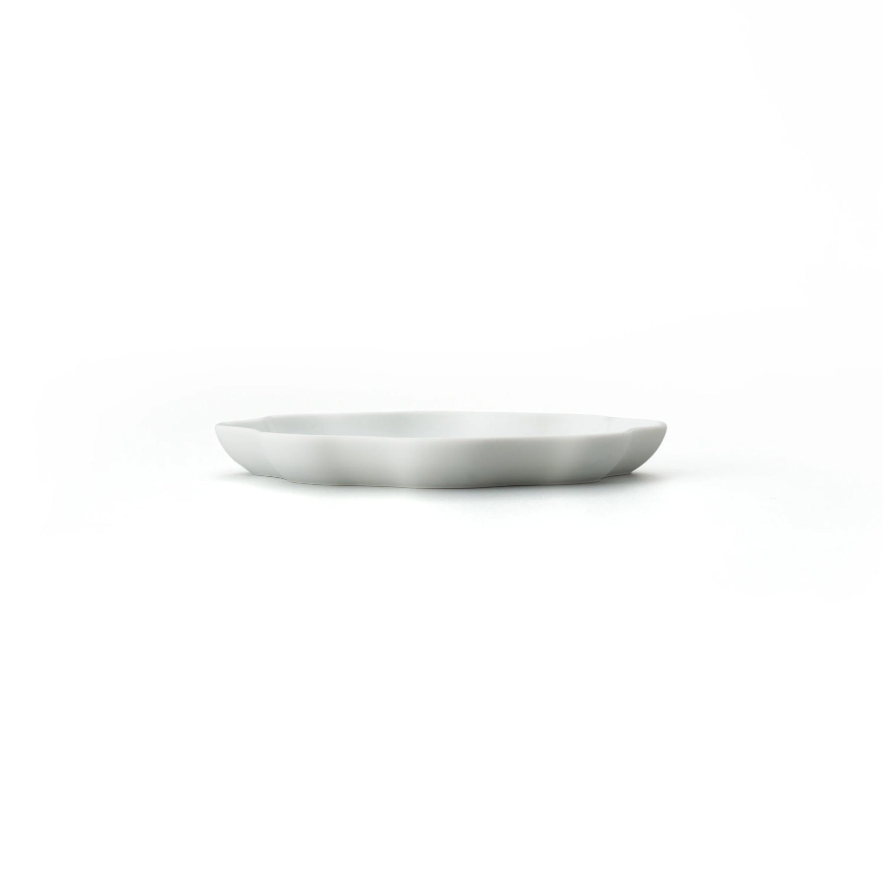 Porcelain Pottery Plate S White