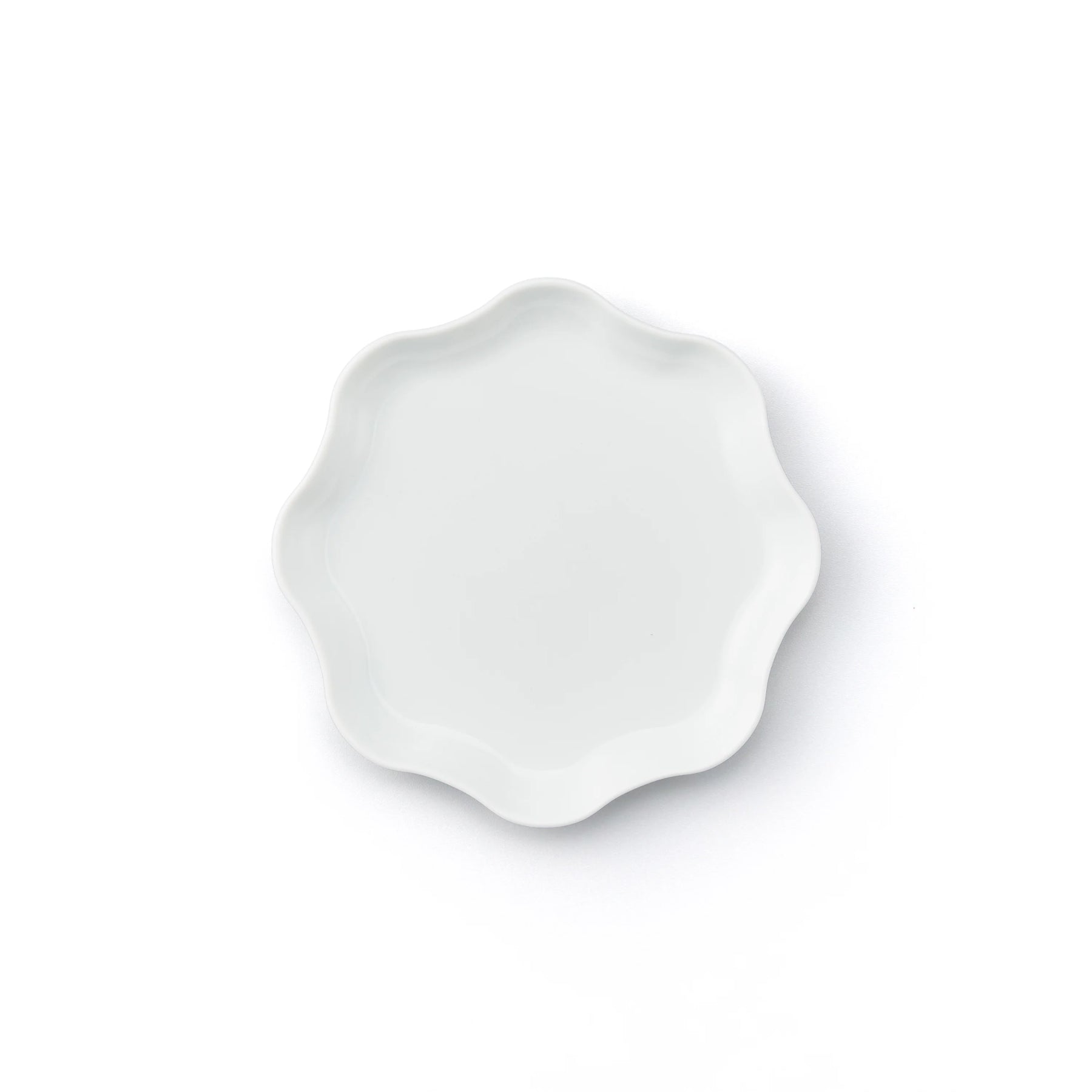 Porcelain Pottery Plate S White