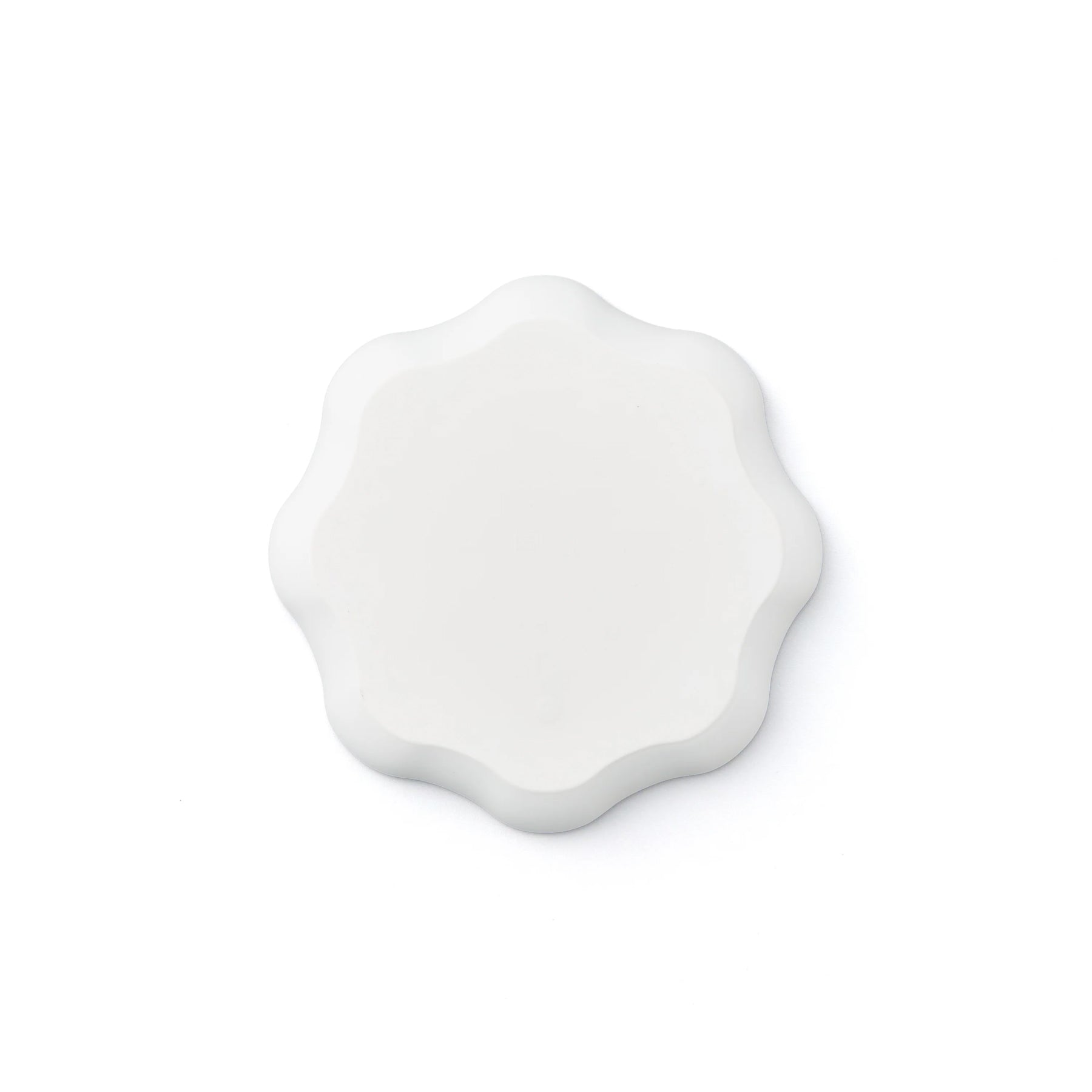 Porcelain Pottery Plate S White