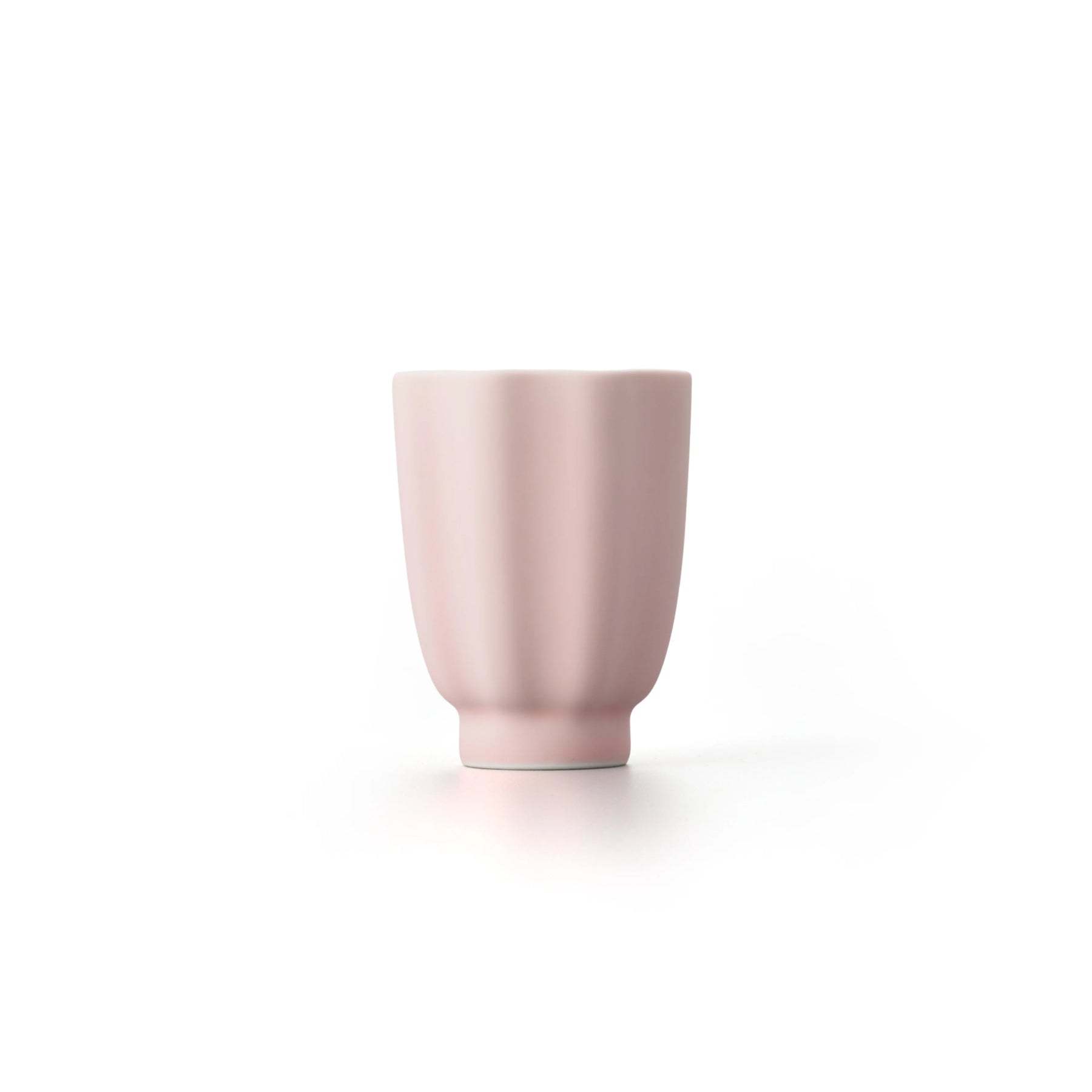 Porcelain Pottery Tea Cup Eggshell Pink