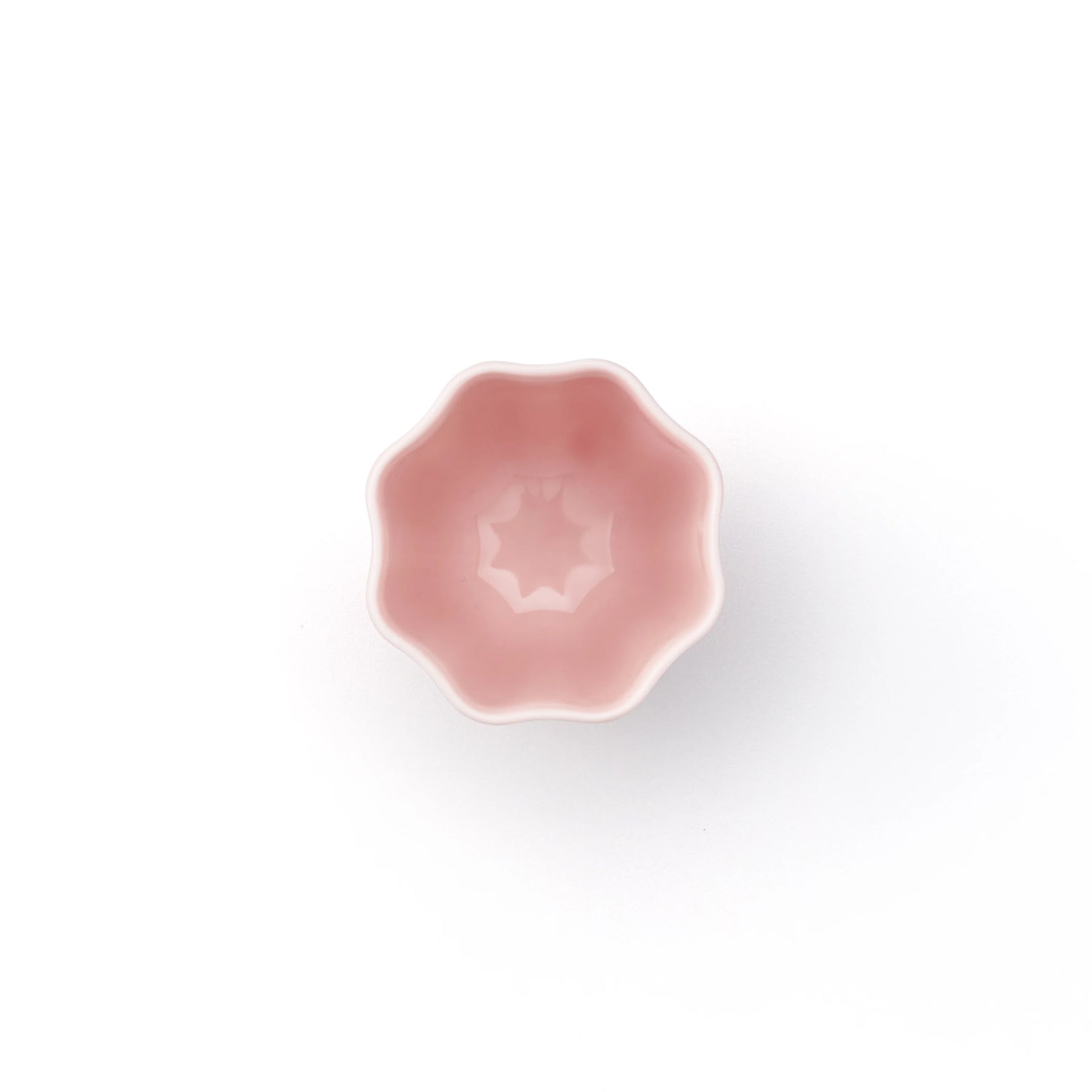 Porcelain Pottery Tea Cup Eggshell Pink