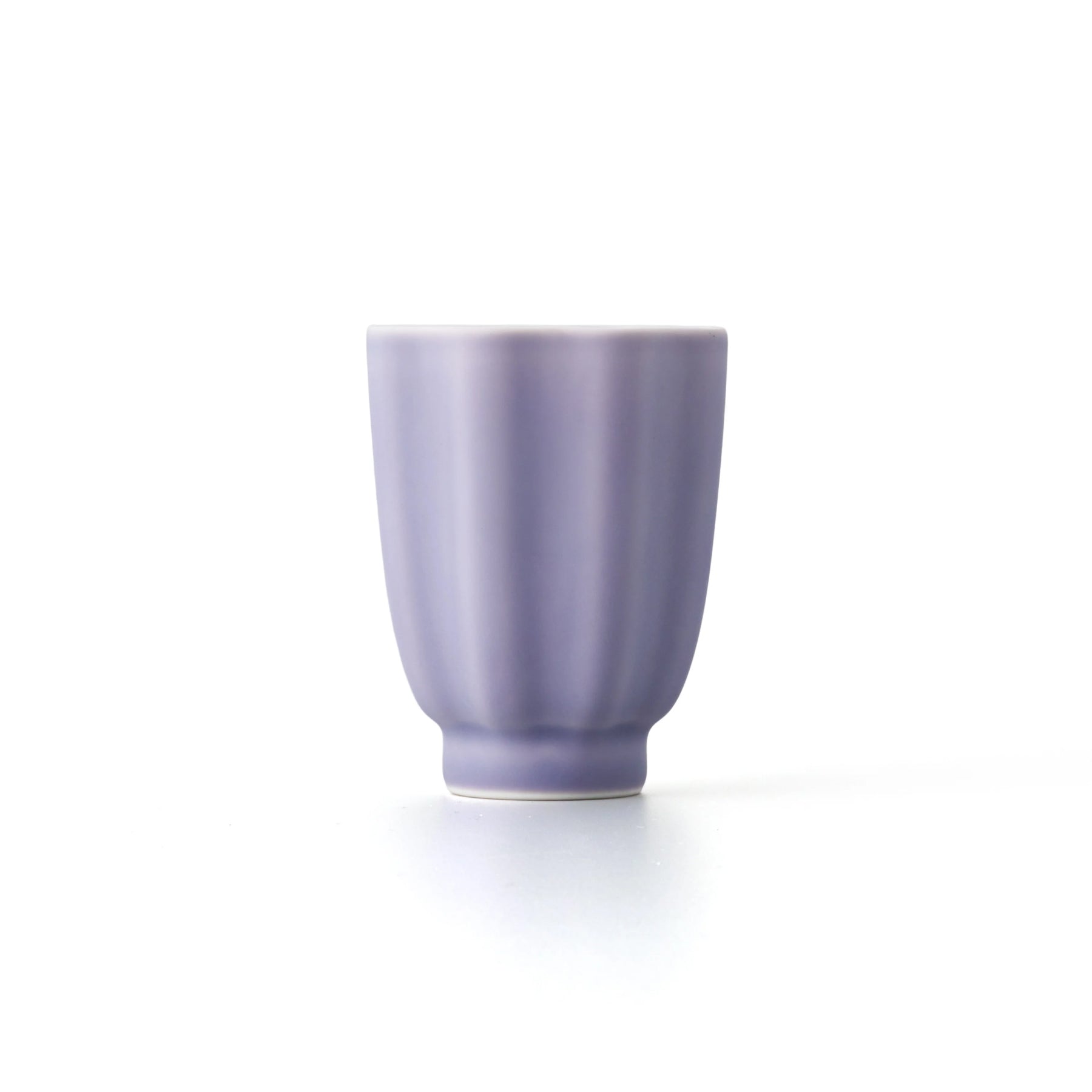 Porcelain Pottery Tea Cup Lavender Frost