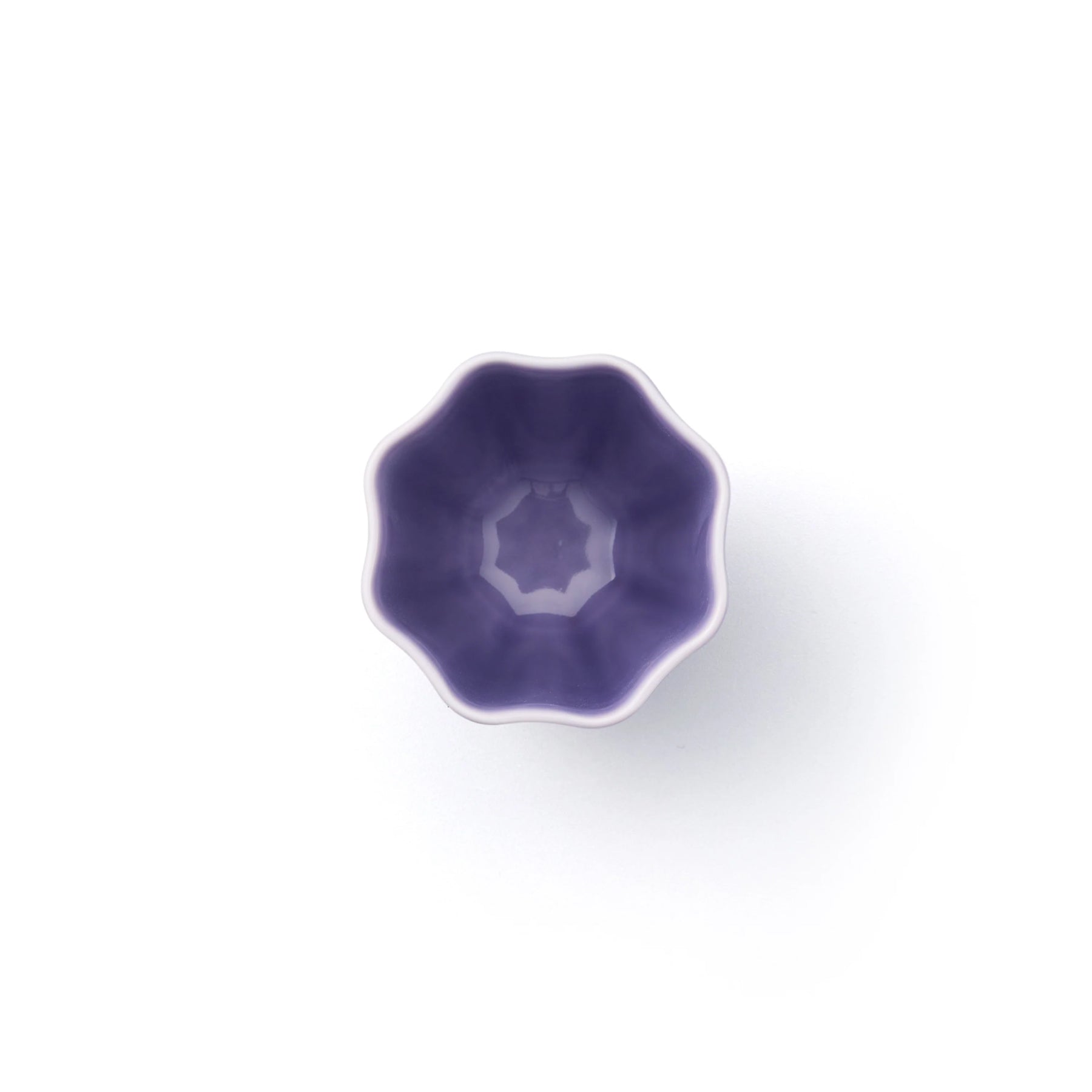 Porcelain Pottery Tea Cup Lavender Frost
