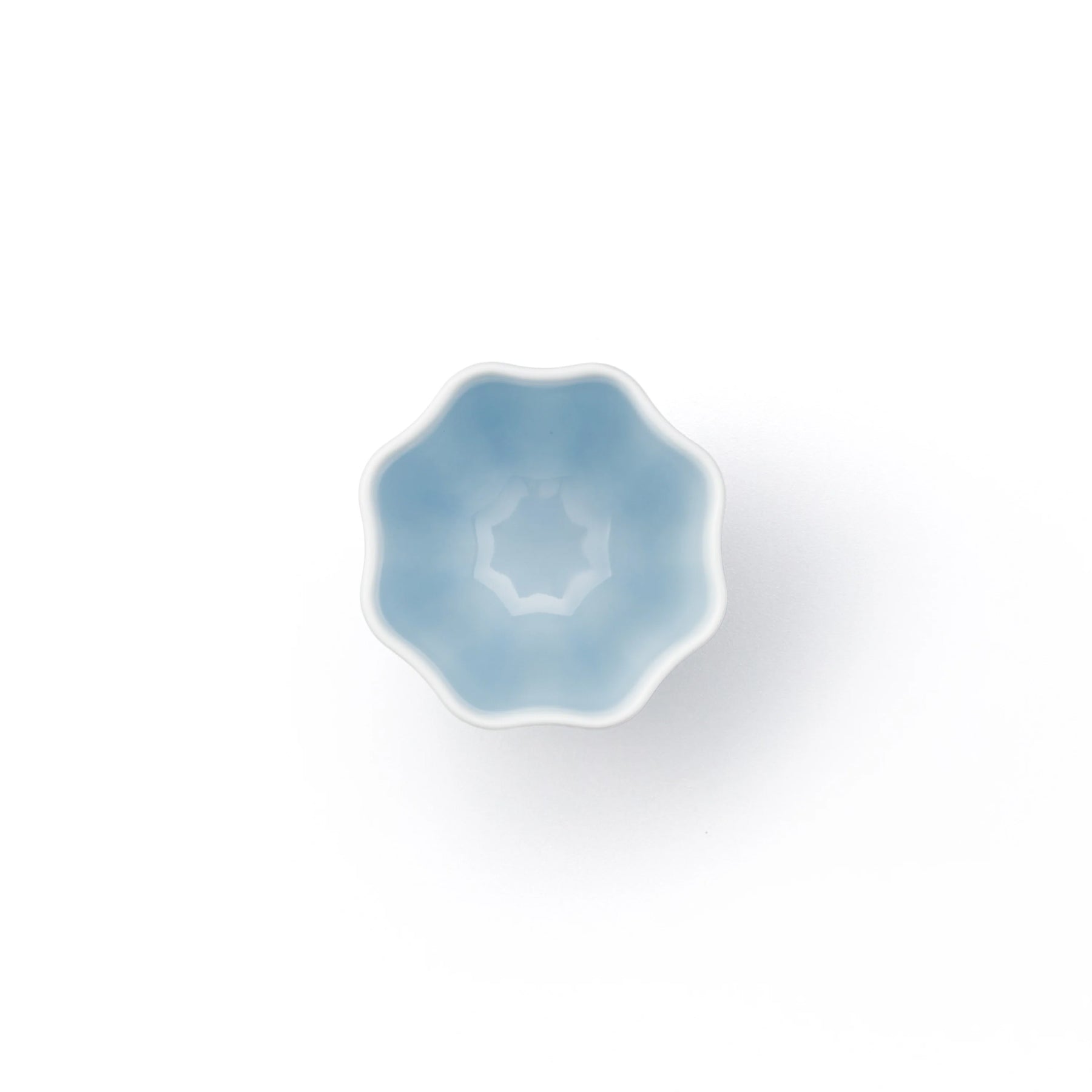 Porcelain Pottery Tea Cup Opalin Blue