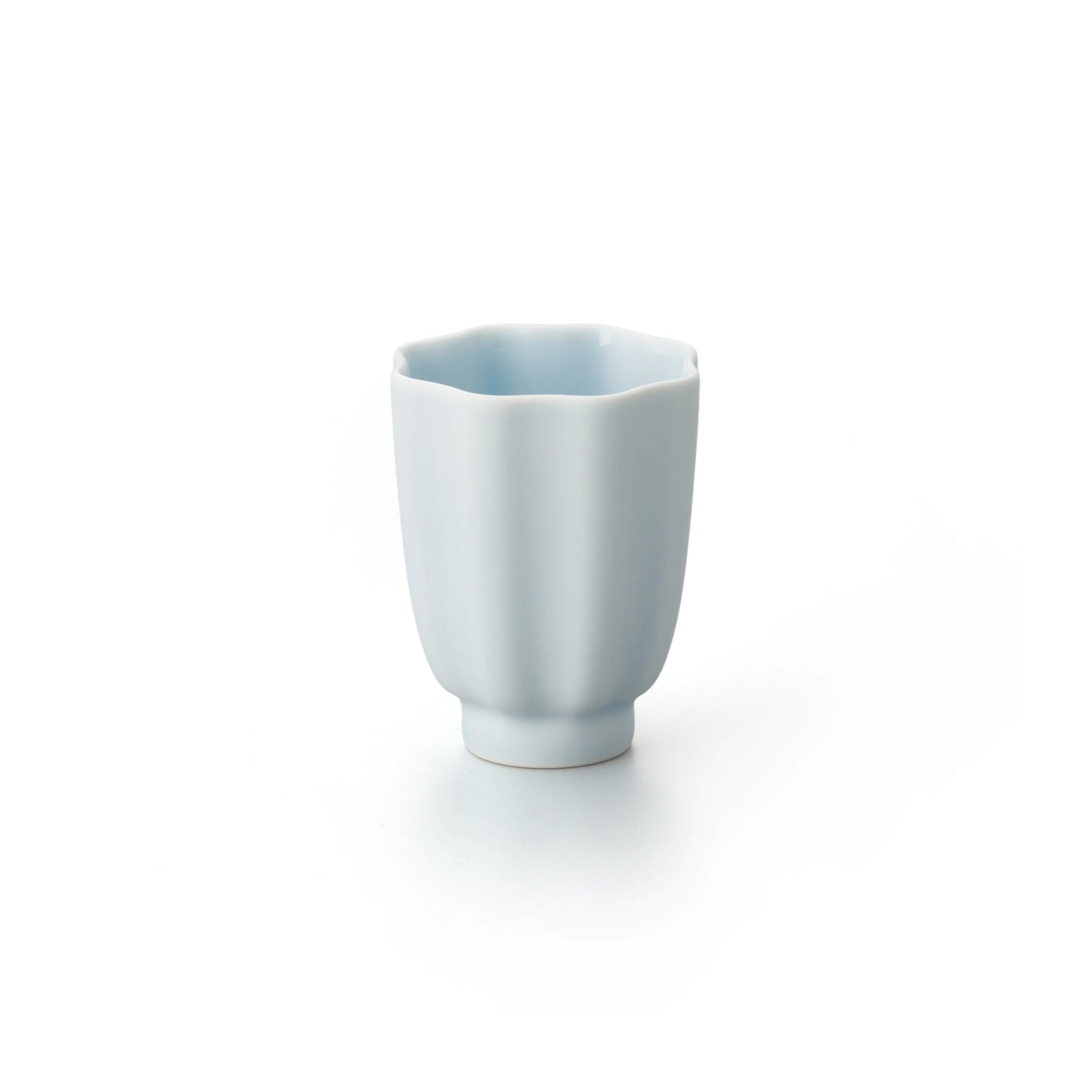 Porcelain Pottery Tea Cup Opalin Blue