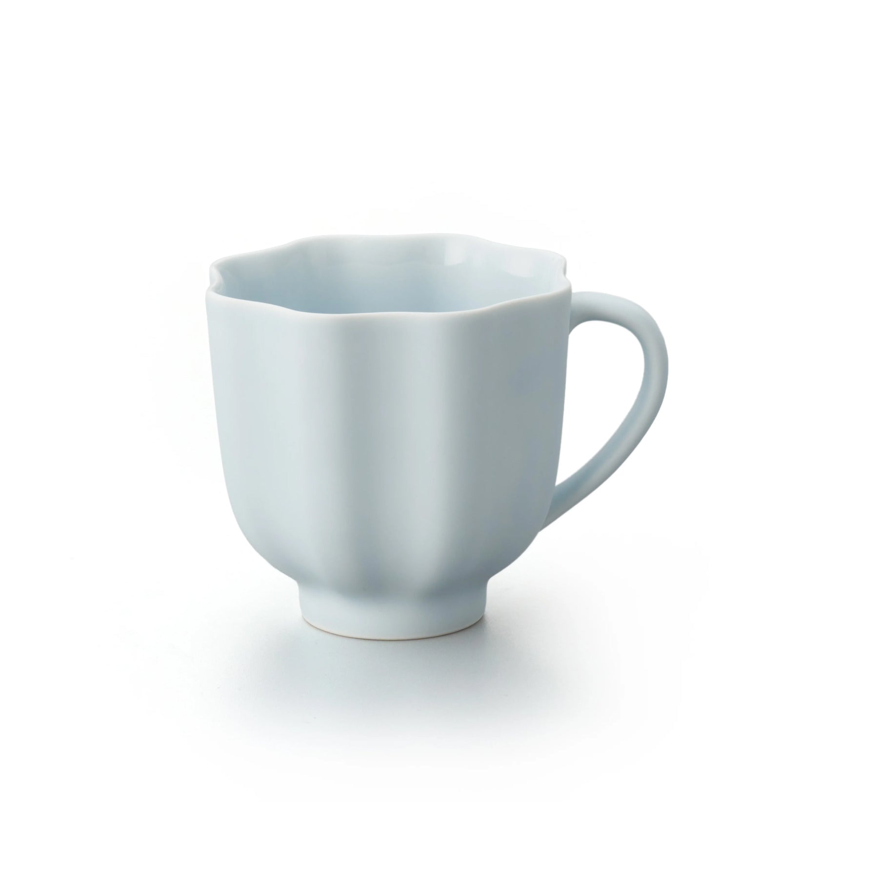 Porcelain Pottery Tea Mug Opalin Blue
