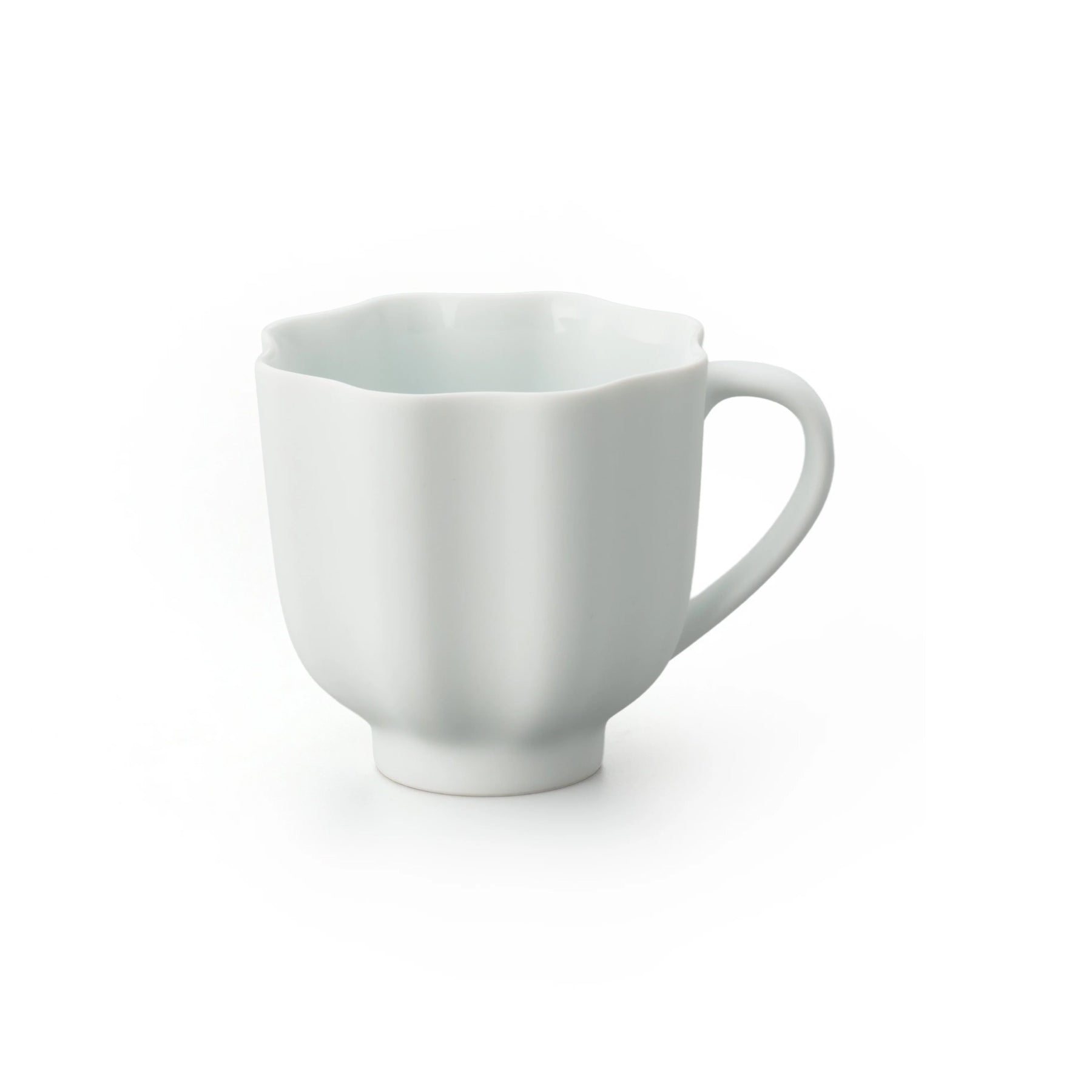 Porcelain Pottery Tea Mug White