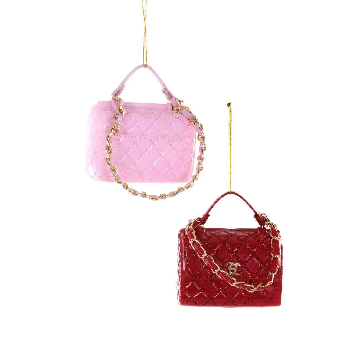 Luxe Handbags Pink / Red Ornament