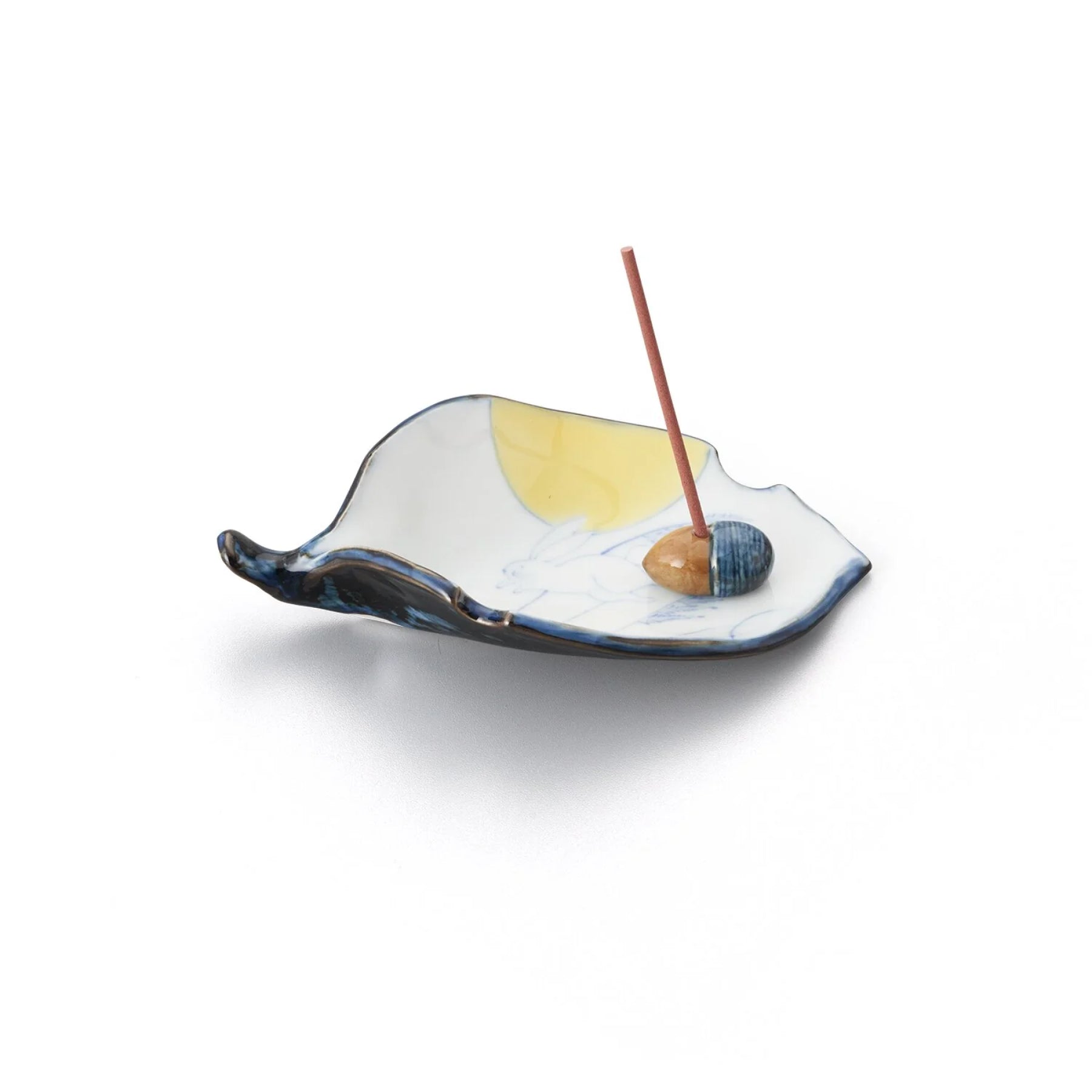 Rabbit Leaf-shaped Incense Holder