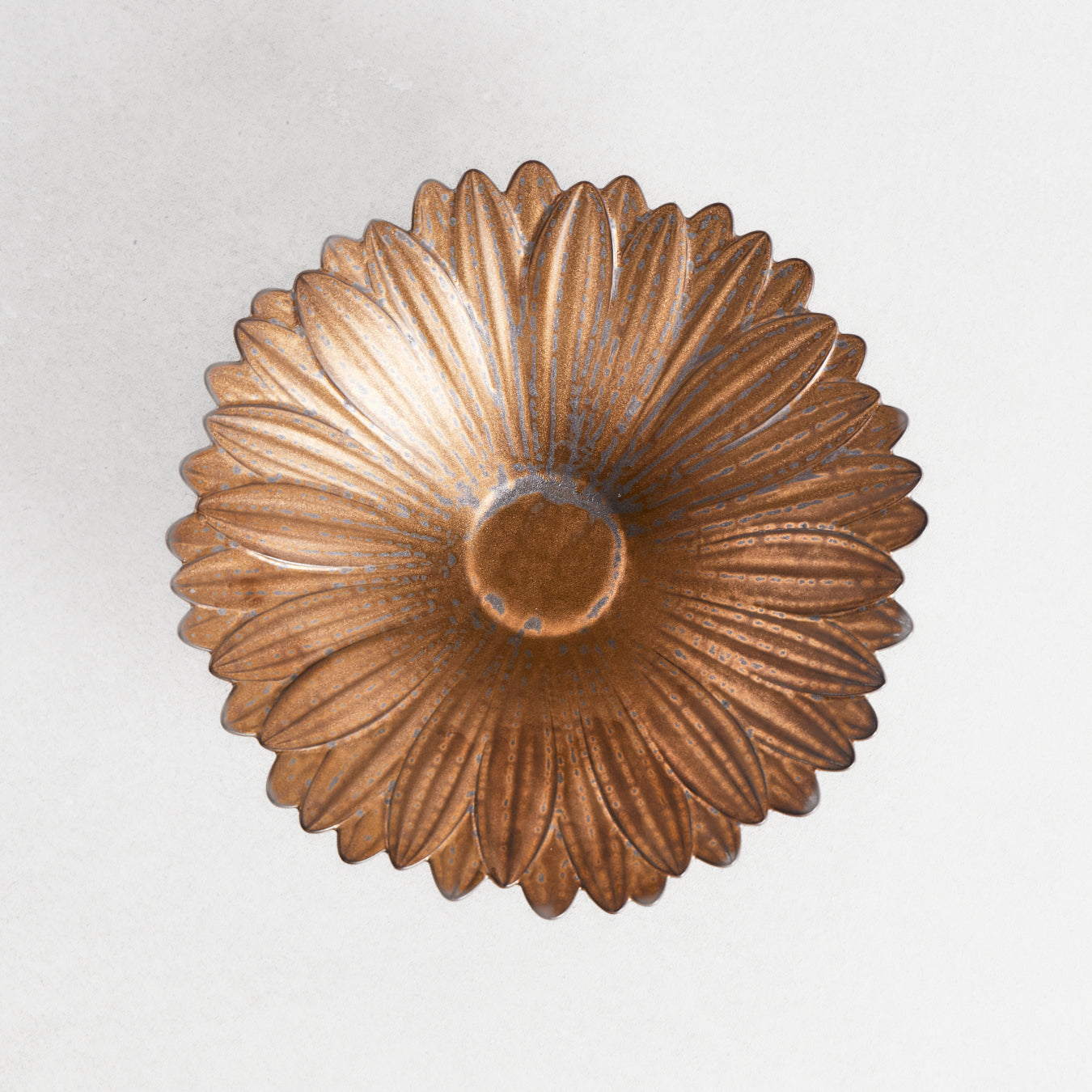 Golden Manganese Gerbera Bowl