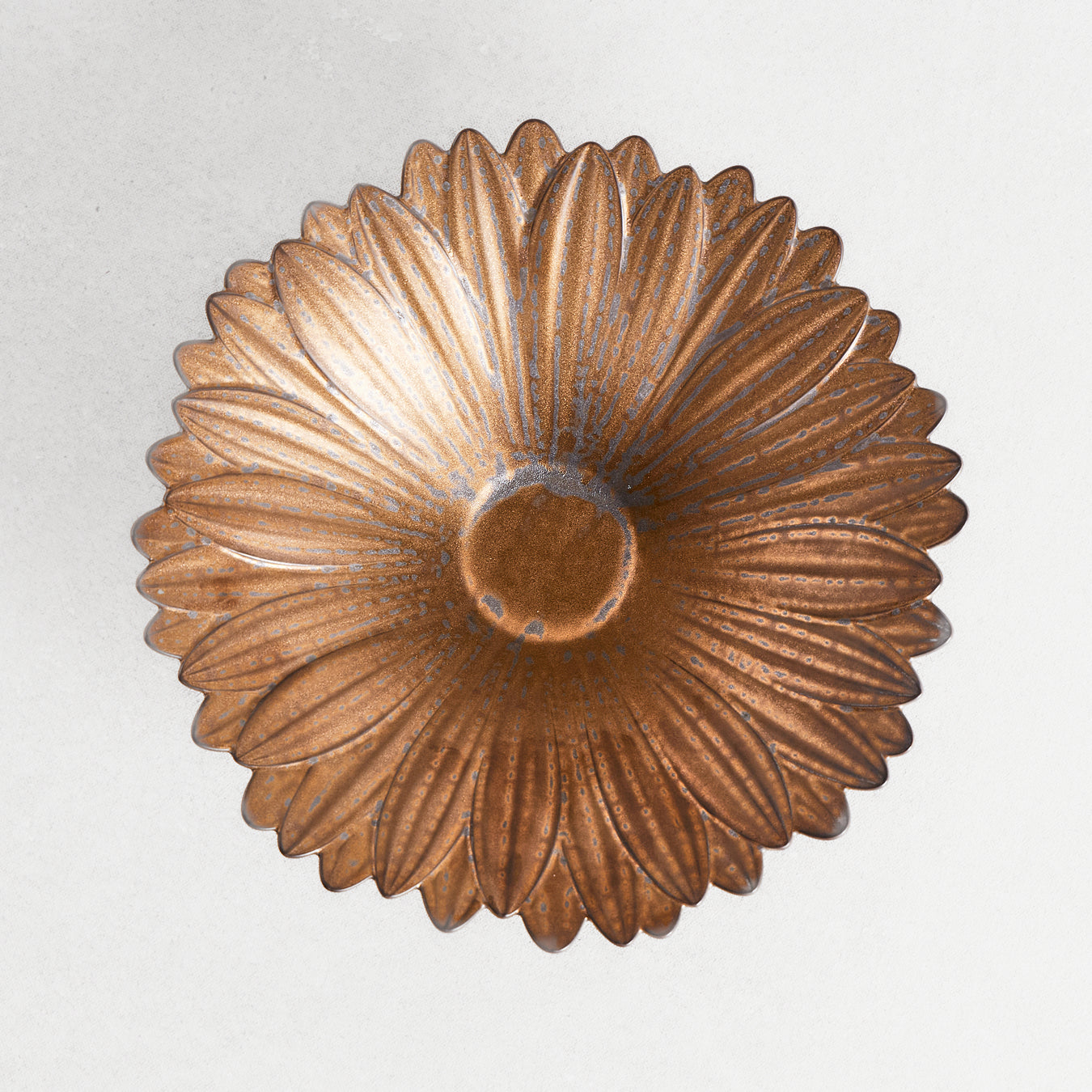 Golden Manganese Gerbera Bowl
