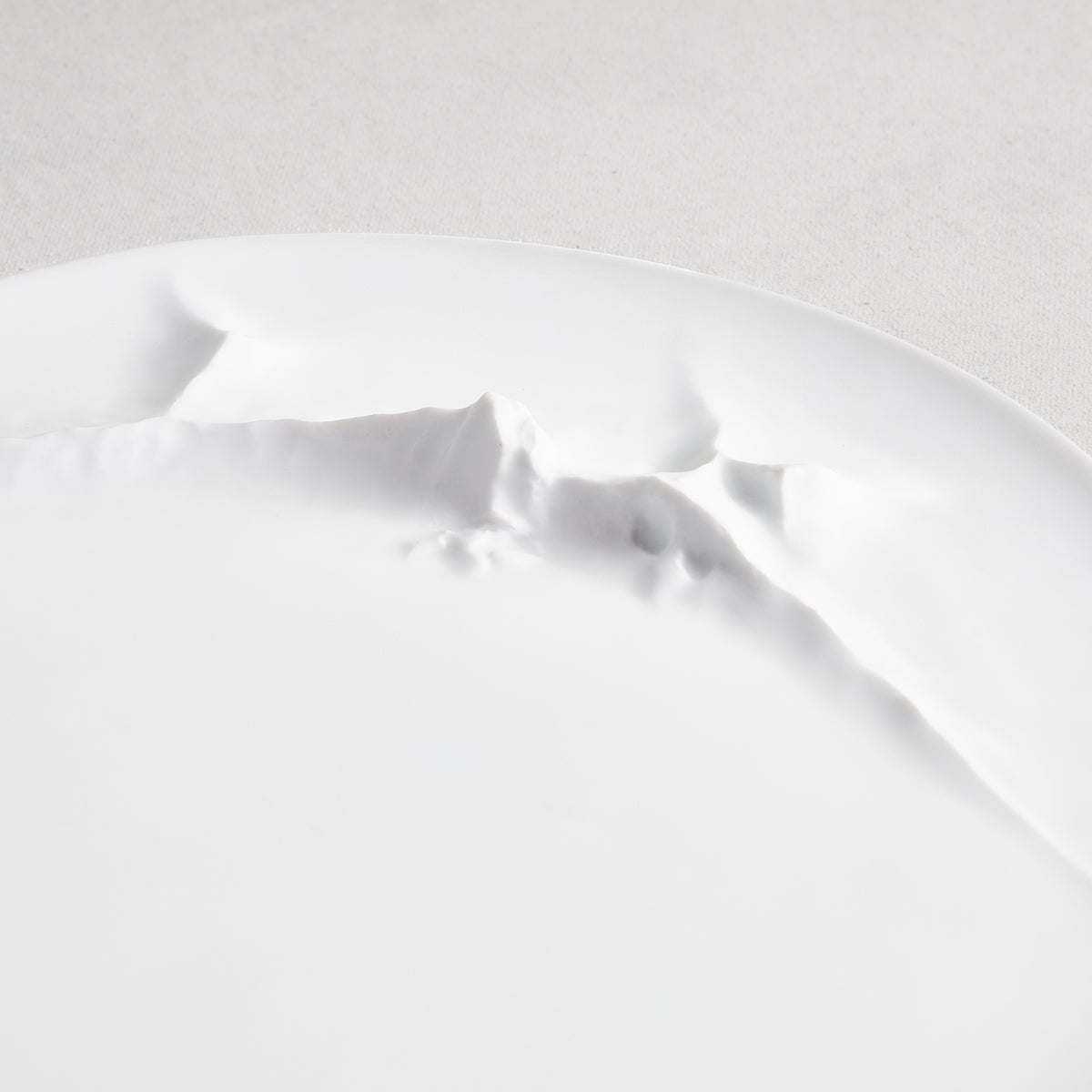 Blasted White Izumiyama TGW Plate