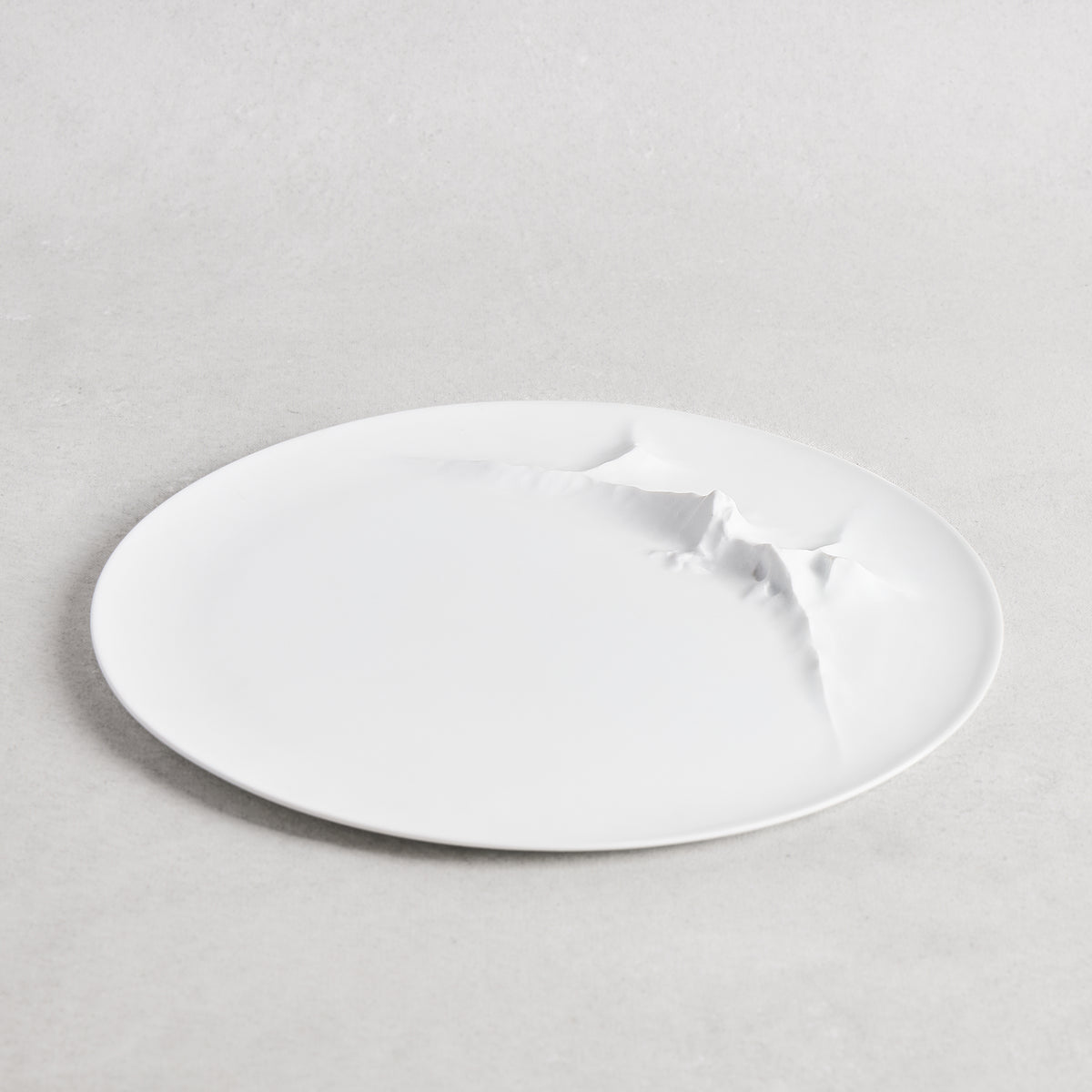 Blasted White Izumiyama TGW Plate