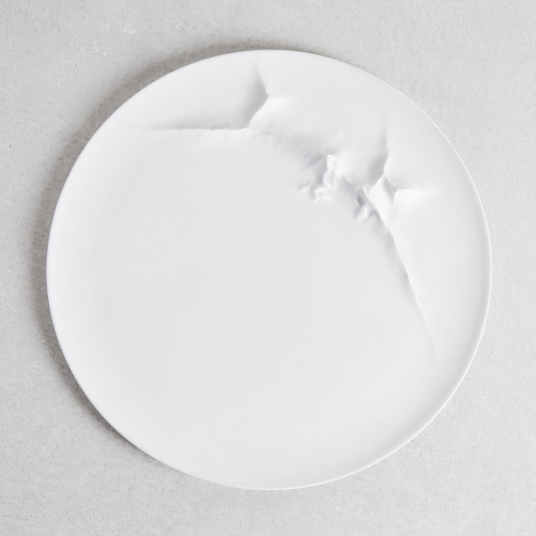 Blasted White Izumiyama TGW Plate