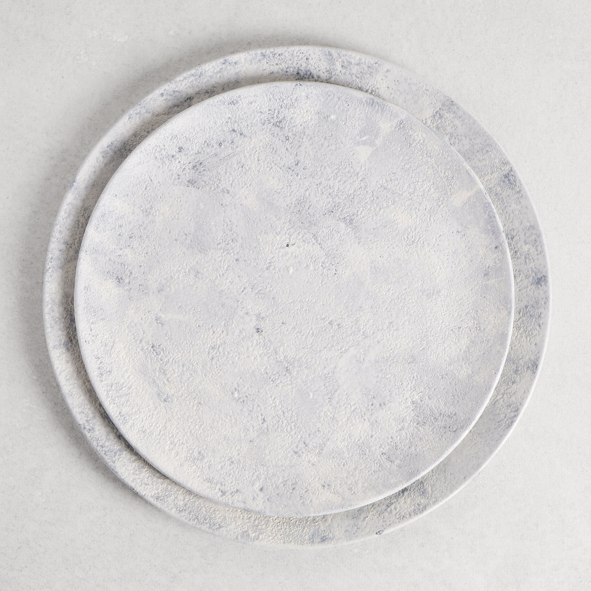 Kohiki-Silver Shaku Plate 10"