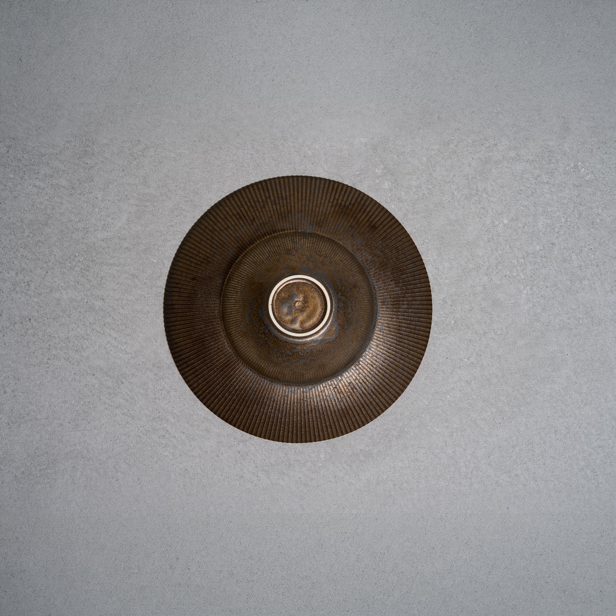 Golden Manganese Shinogi Soup Bowl 8"