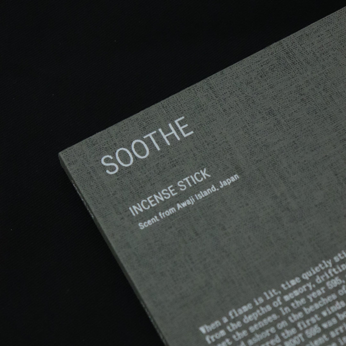 THE ROOT 595 SOOTHE Incense