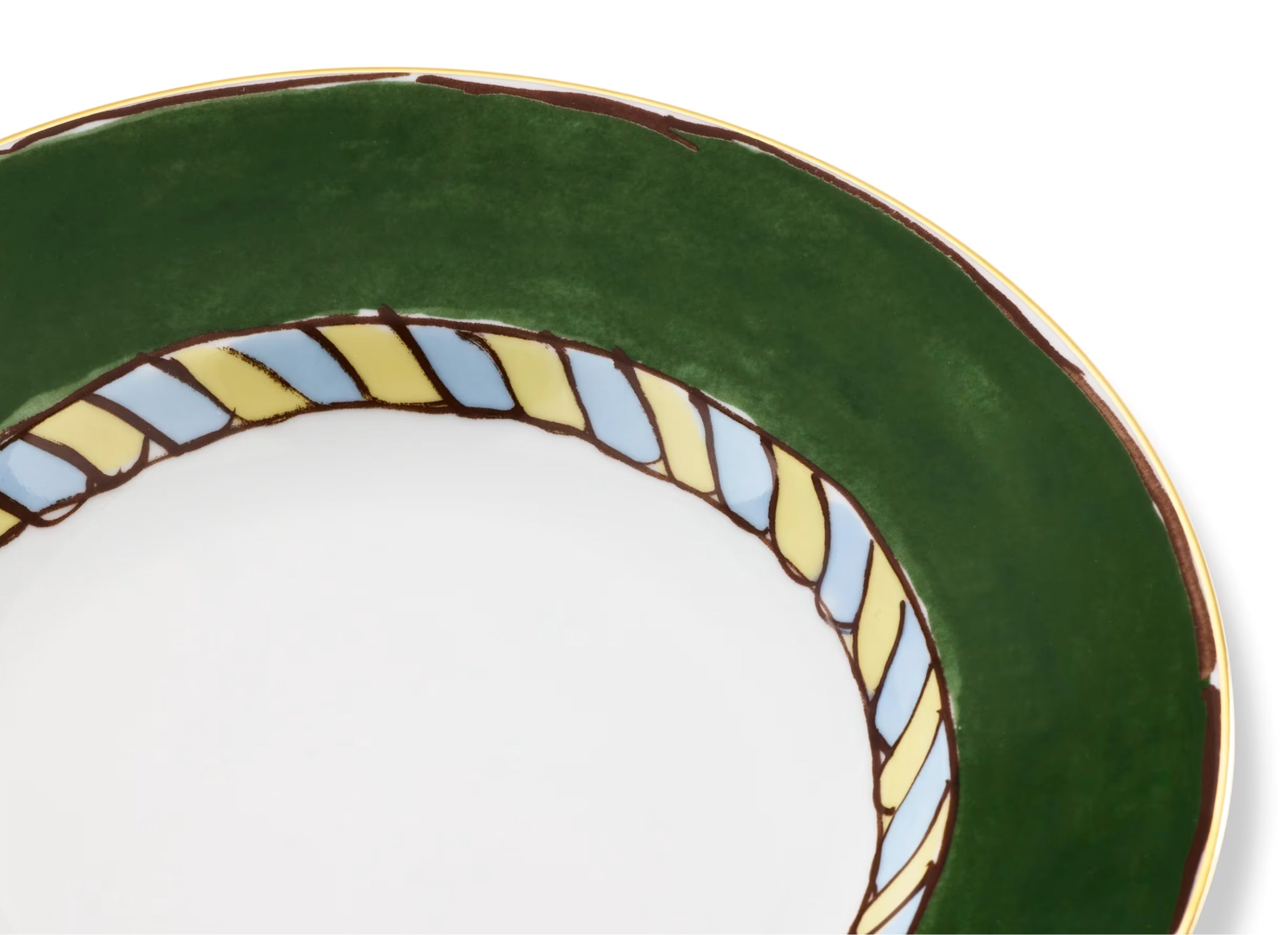 Il Viaggio di Nettuno Soup Plate Amalfi Lemon