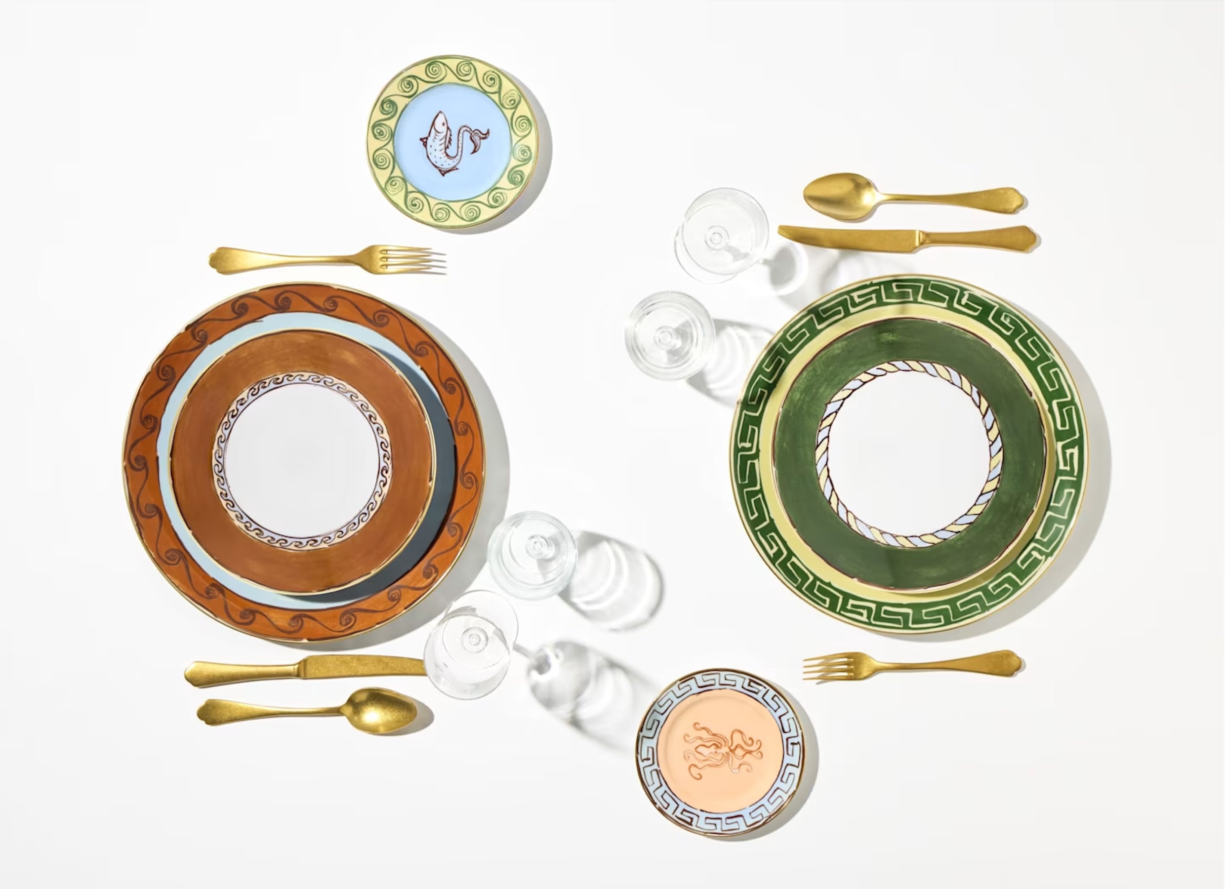 Il Viaggio di Nettuno Soup Plate Amalfi Lemon