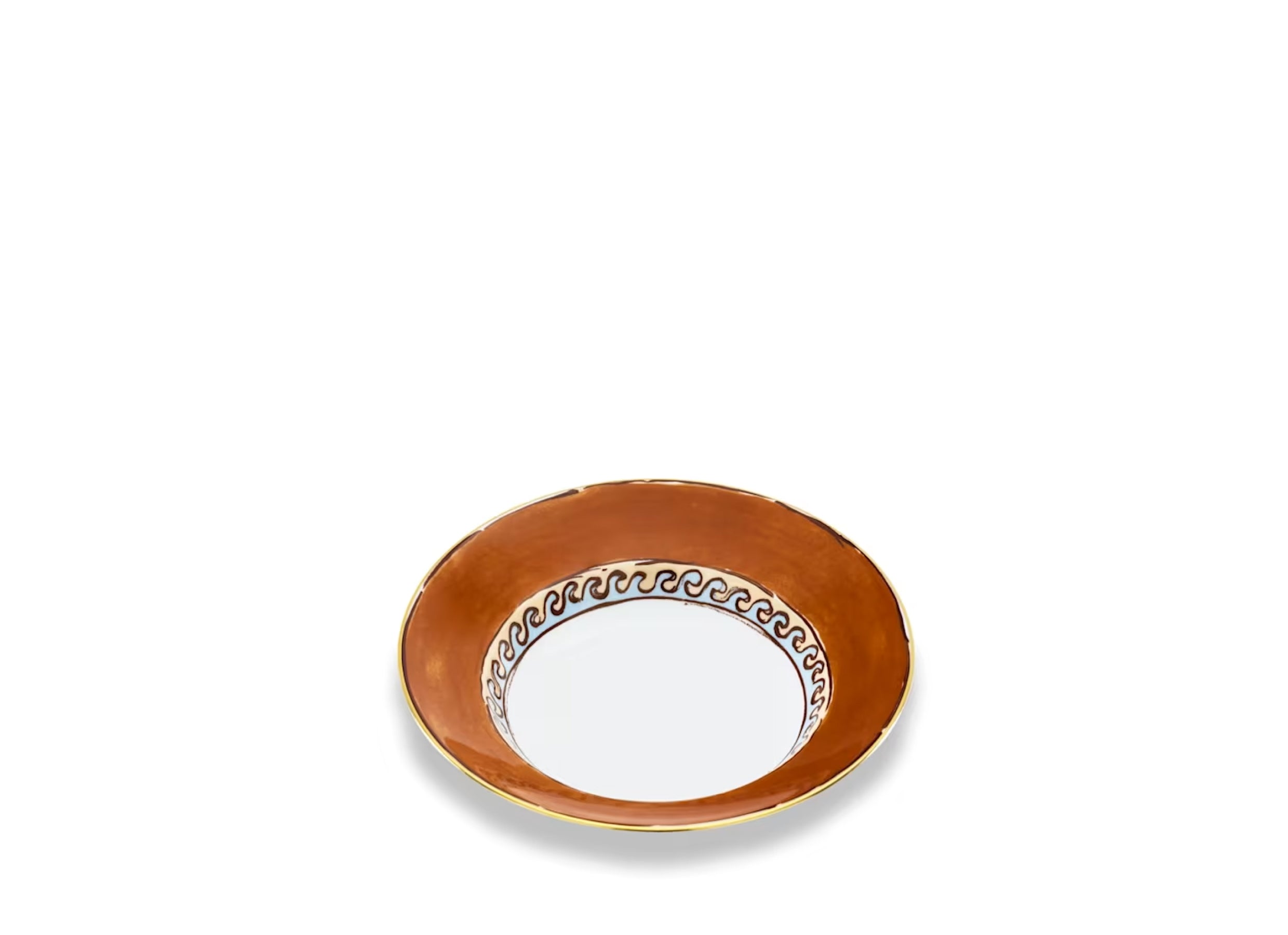 Il Viaggio di Nettuno Soup Plate Terracotta