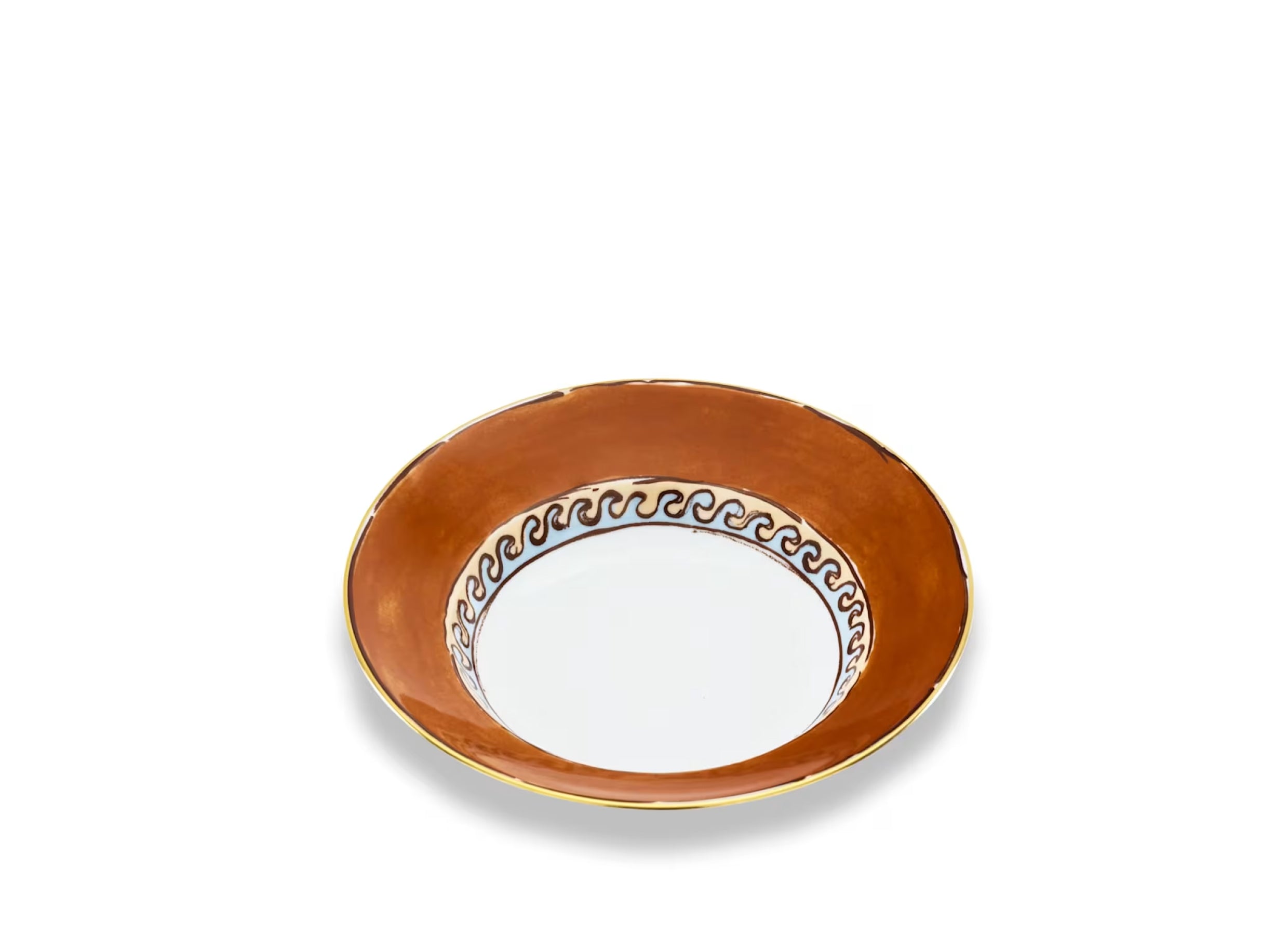 Il Viaggio di Nettuno Soup Plate Terracotta