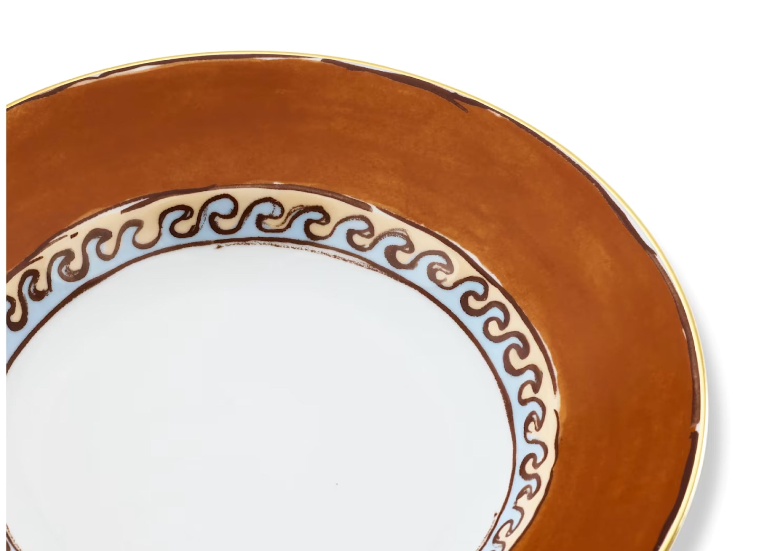 Il Viaggio di Nettuno Soup Plate Terracotta