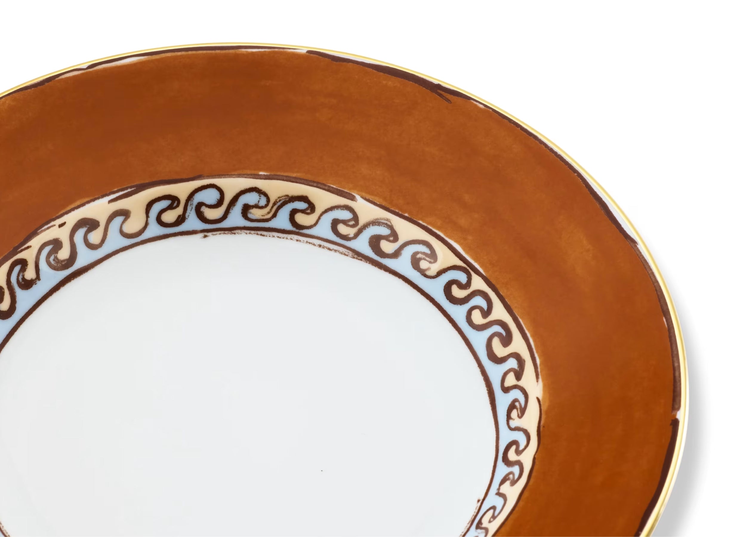 Il Viaggio di Nettuno Soup Plate Terracotta