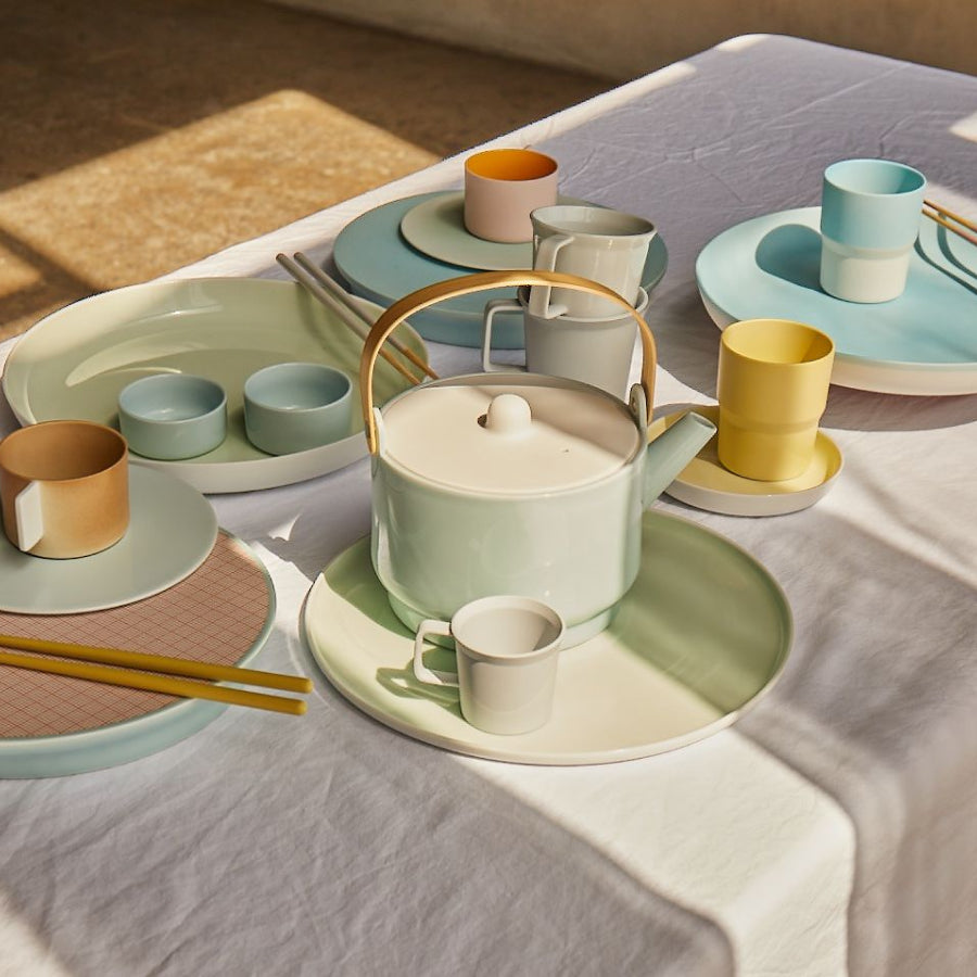 S&B Teapot White