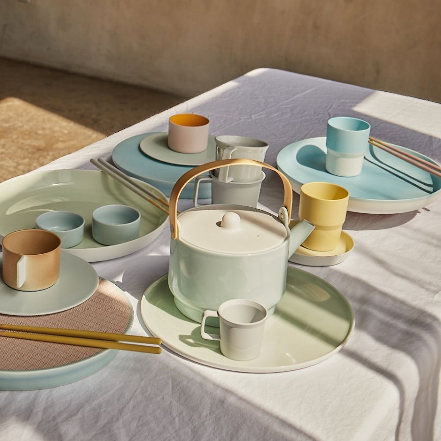 S&B Teapot Light Blue