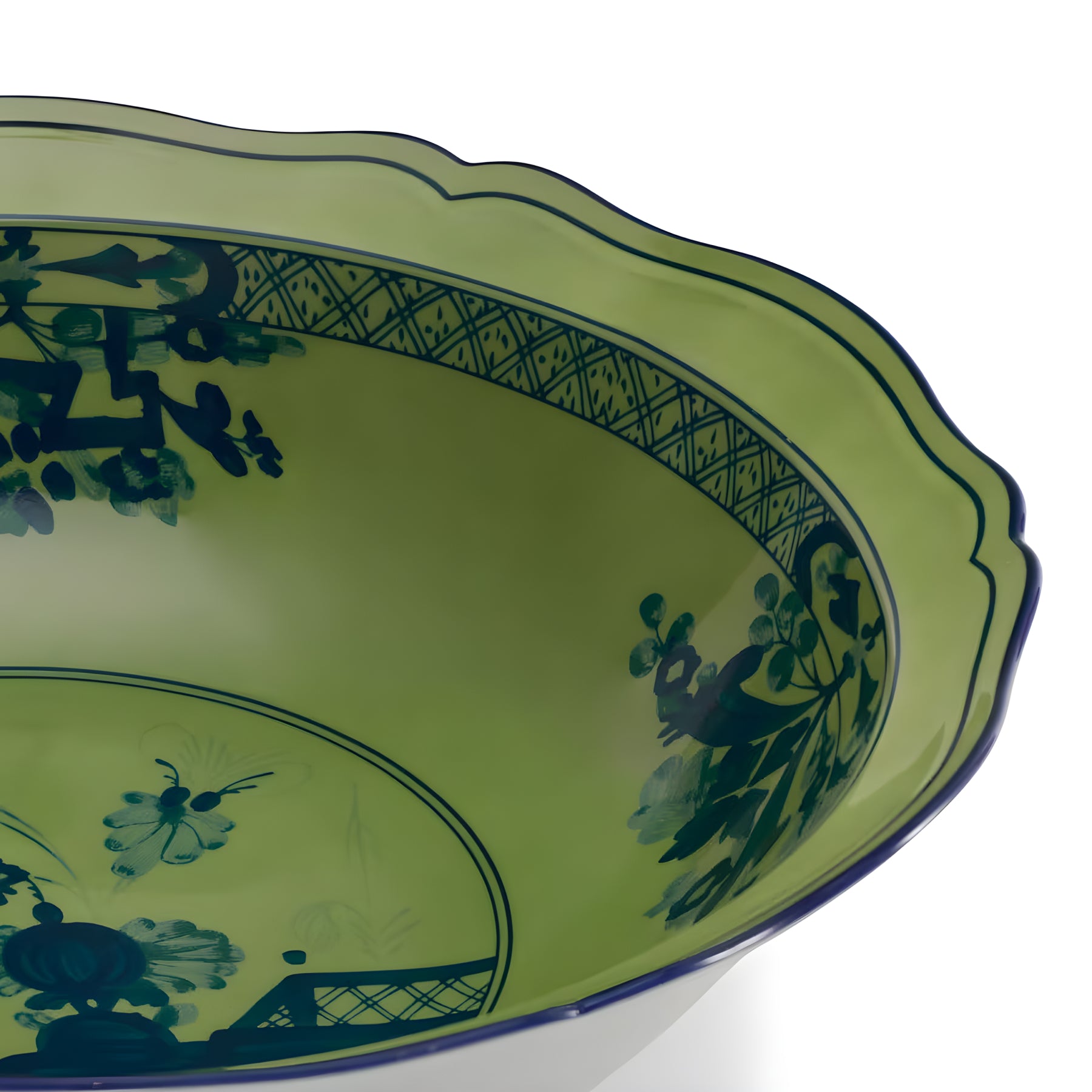 Oriente Italiano Malachite Serving Bowl