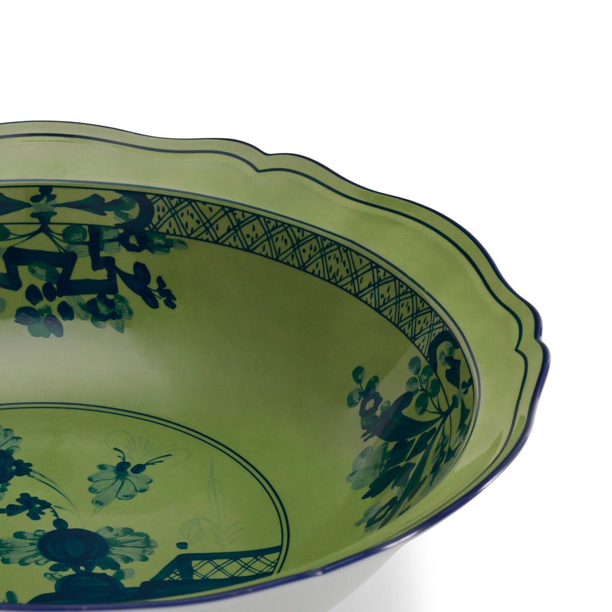 Oriente Italiano Malachite Serving Bowl