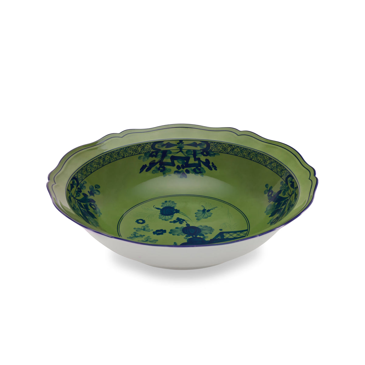 Oriente Italiano Malachite Serving Bowl