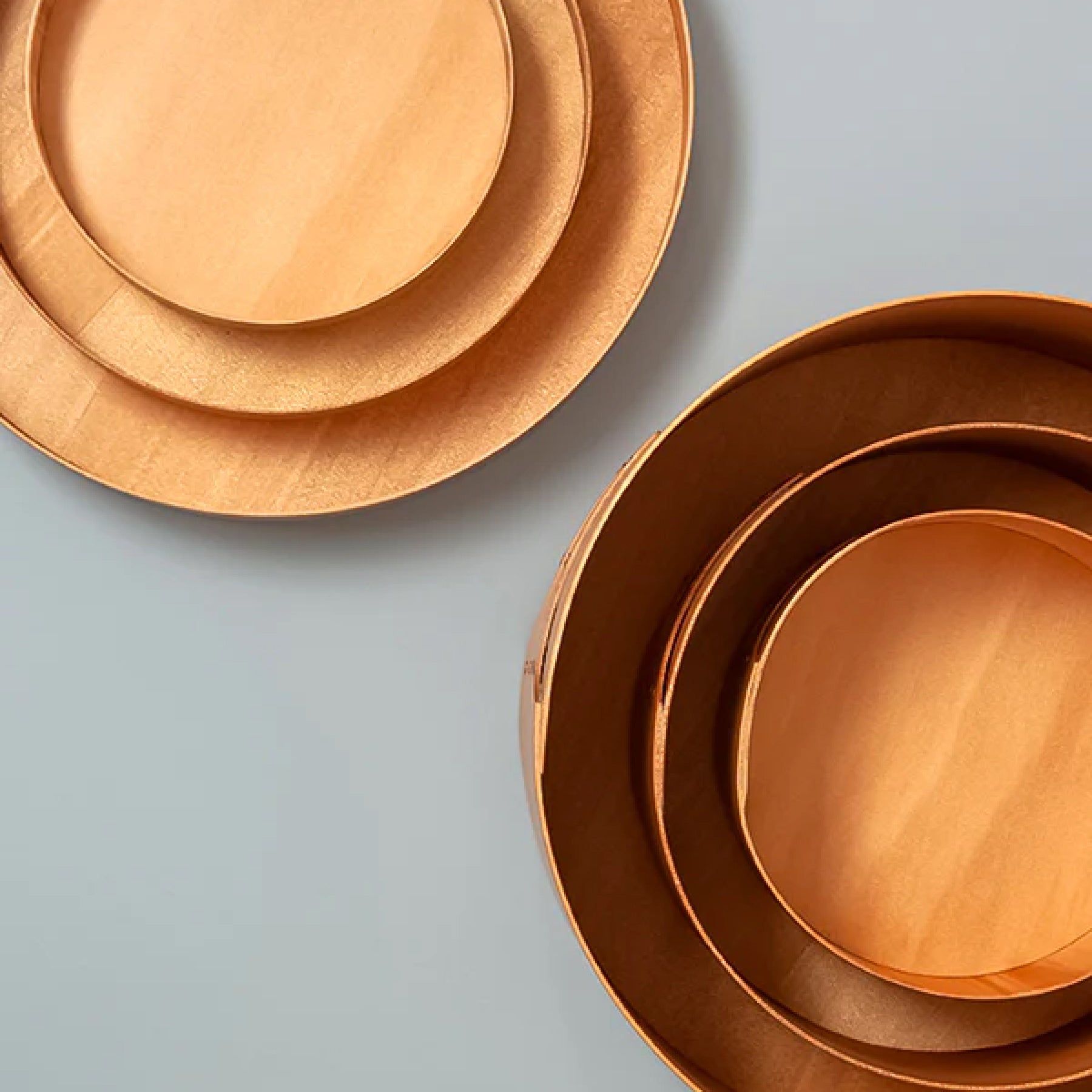 Shaker Round Box Light Brown - M