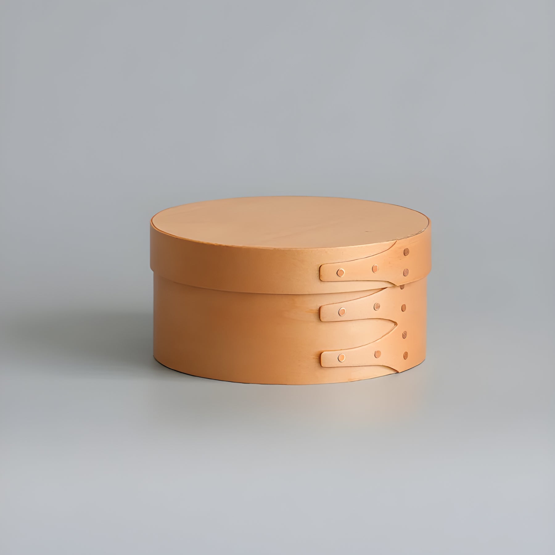 Shaker Round Box Light Brown - XS