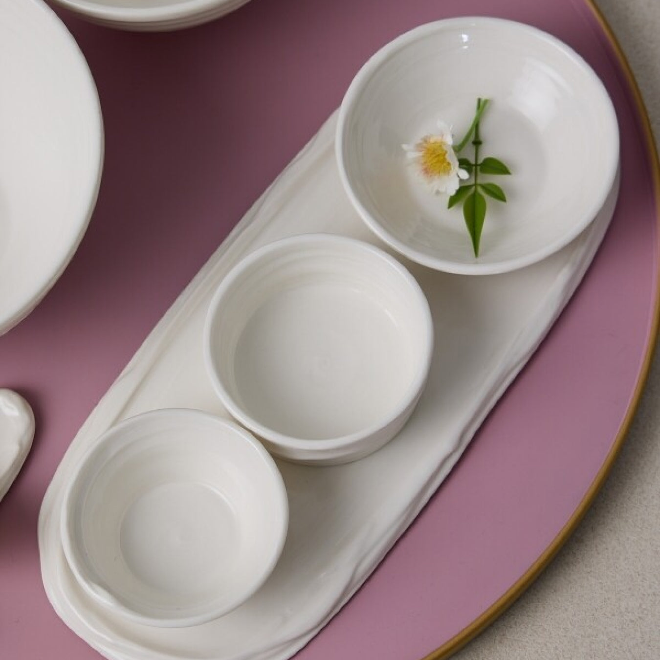 Round Deep Sauce Bowl