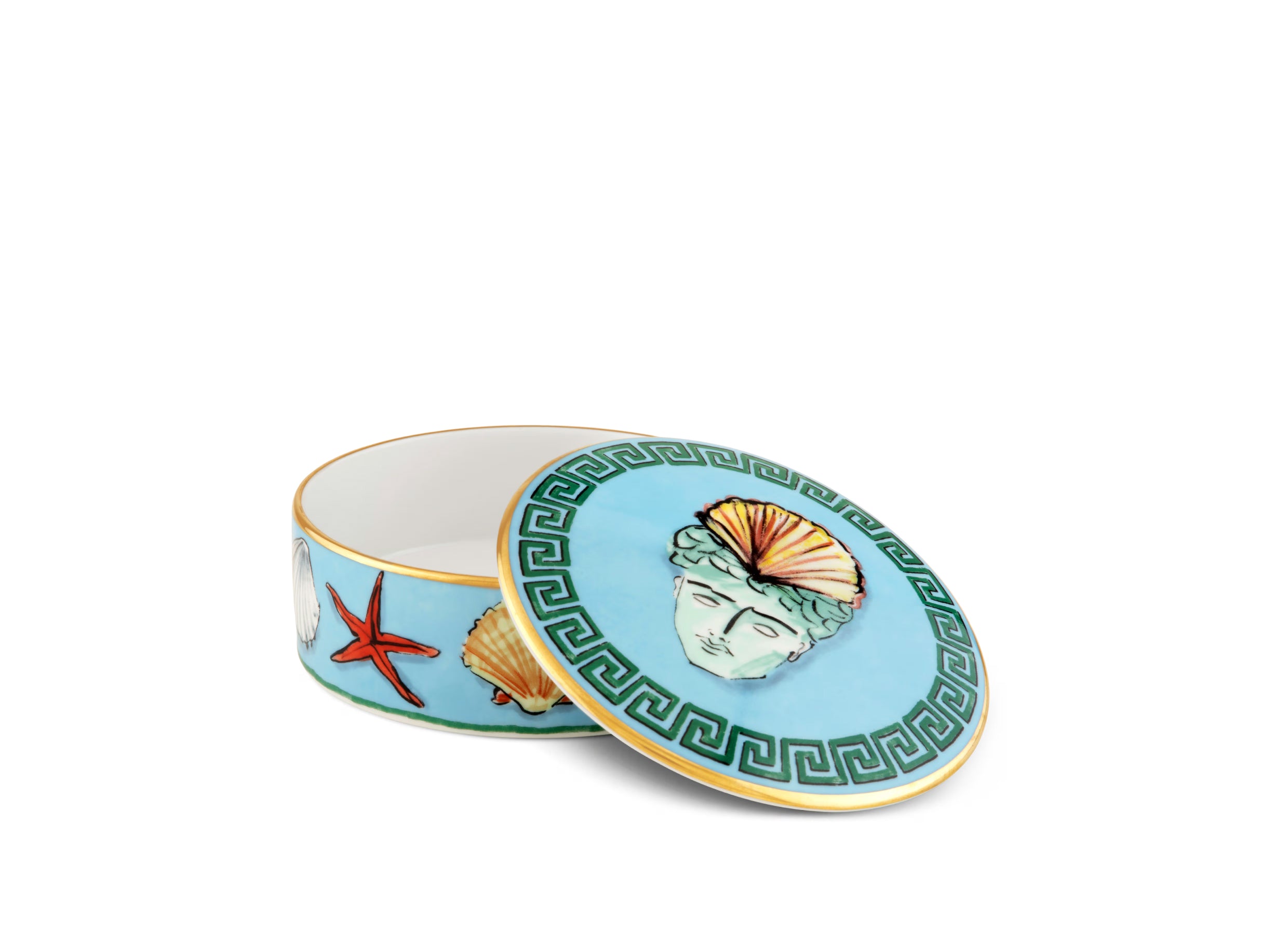 Il Viaggio di Nettuno Trinket Box Sea Blue