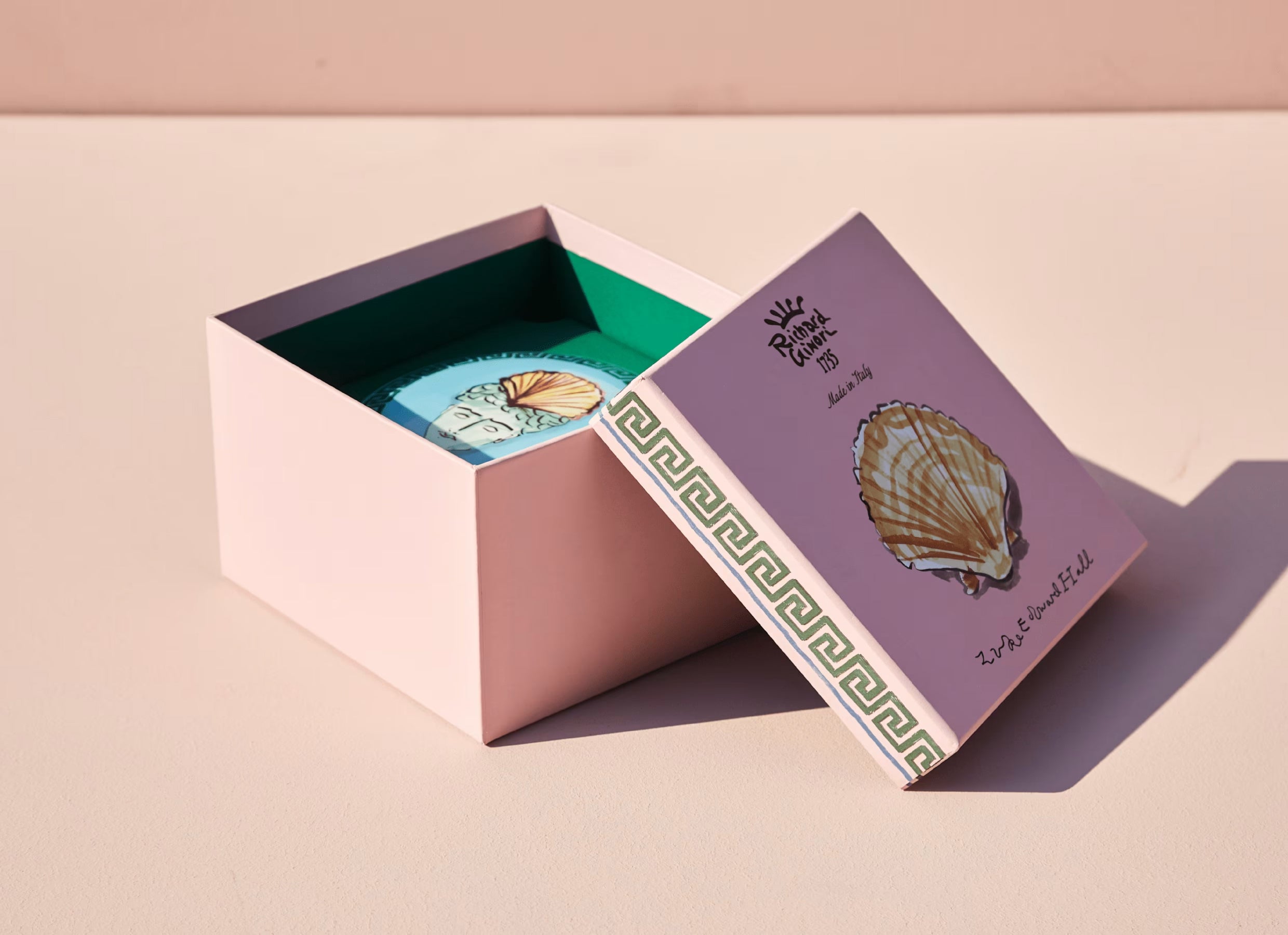 Il Viaggio di Nettuno Trinket Box Sea Blue