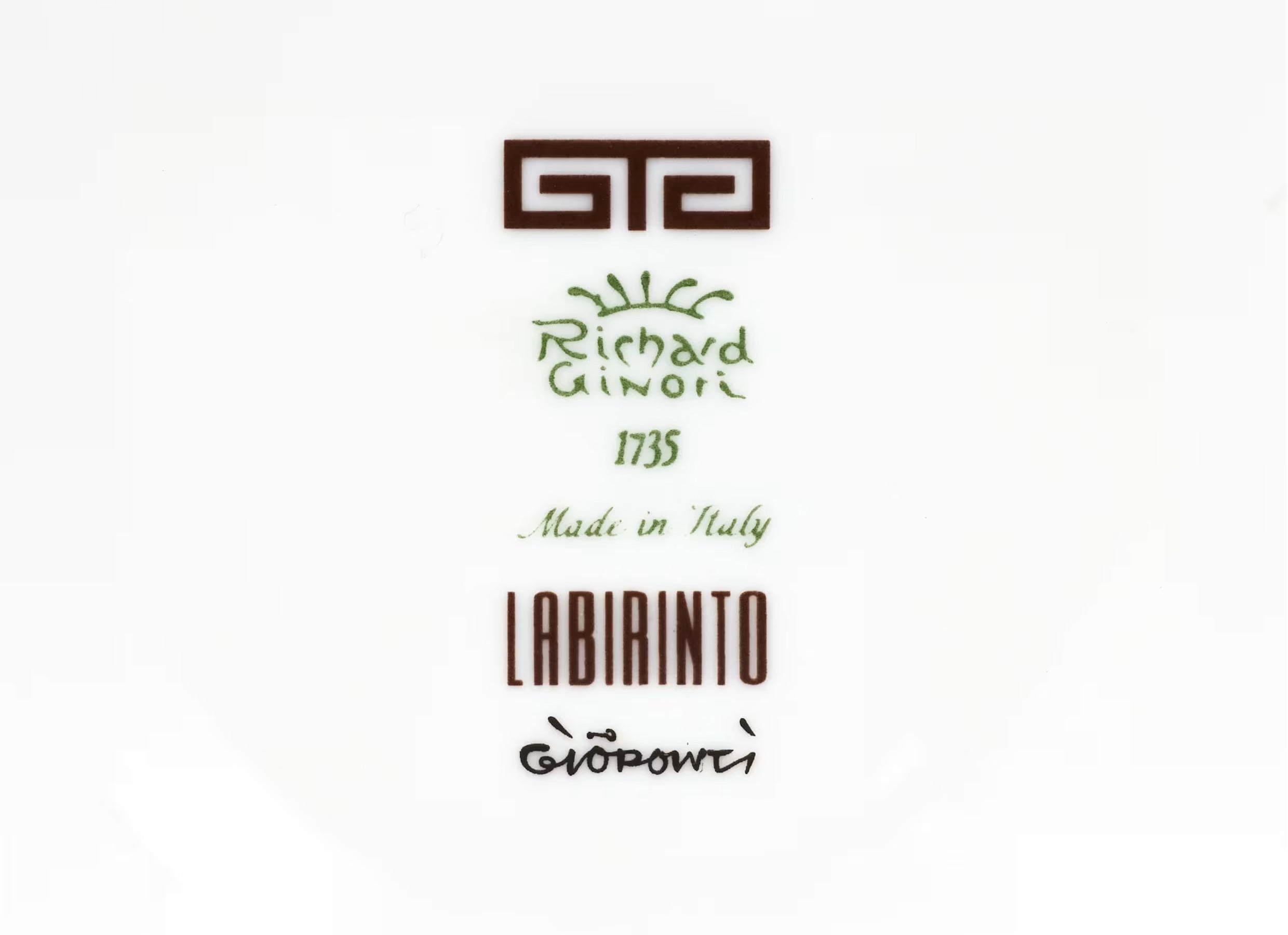 Labirinto Ebano Tea Cup