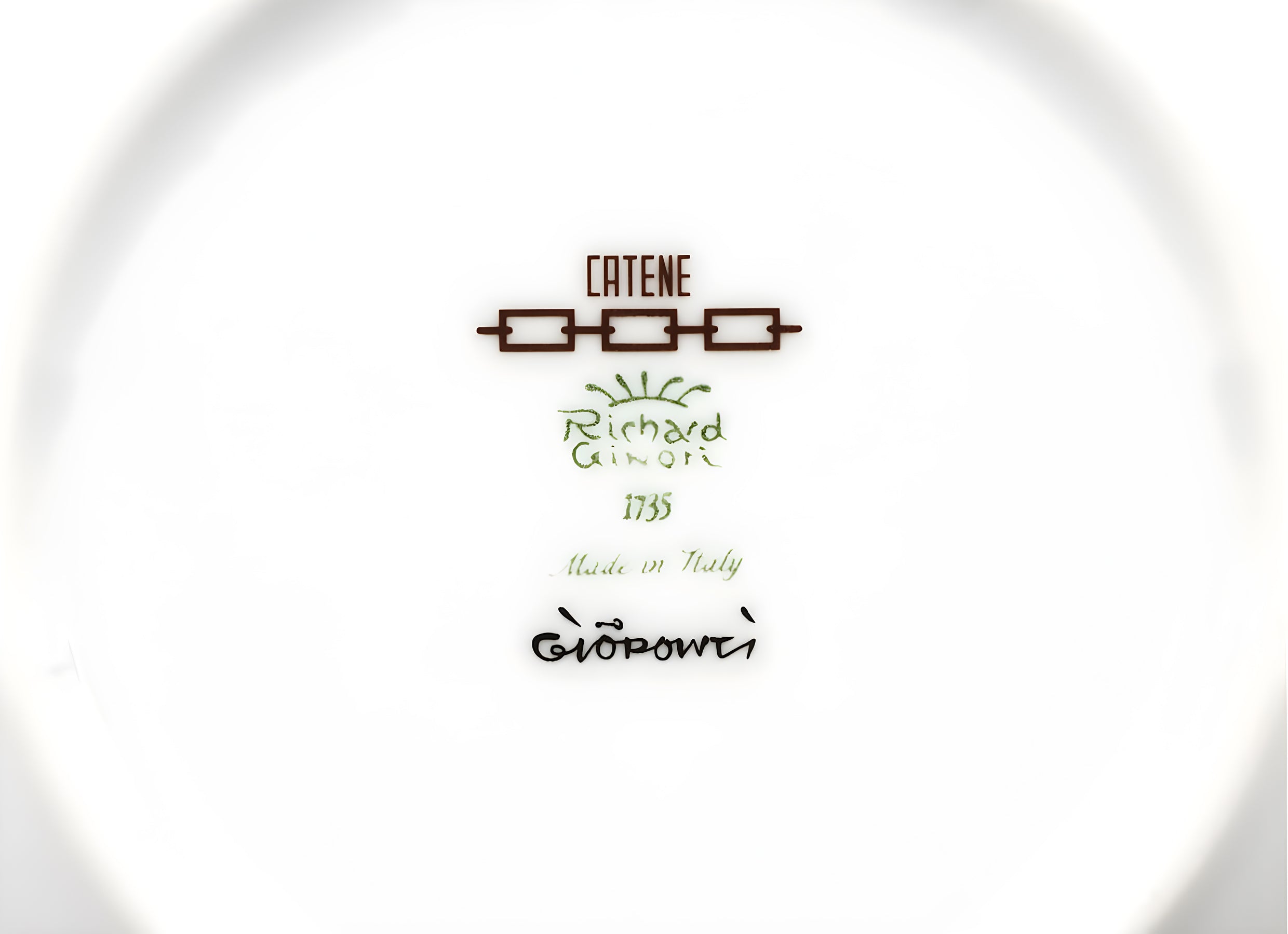 Catene Ebano Tea Saucer