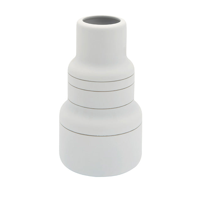 S&B Vase Low Silver Line