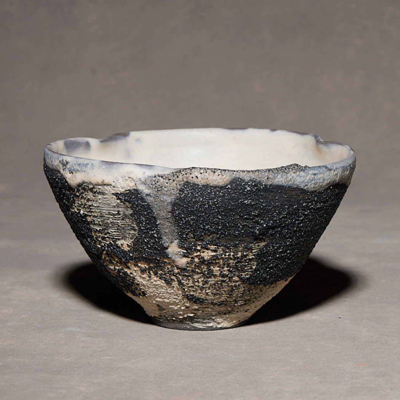 Yuko Ikeda Black & White Flower Bowl 02