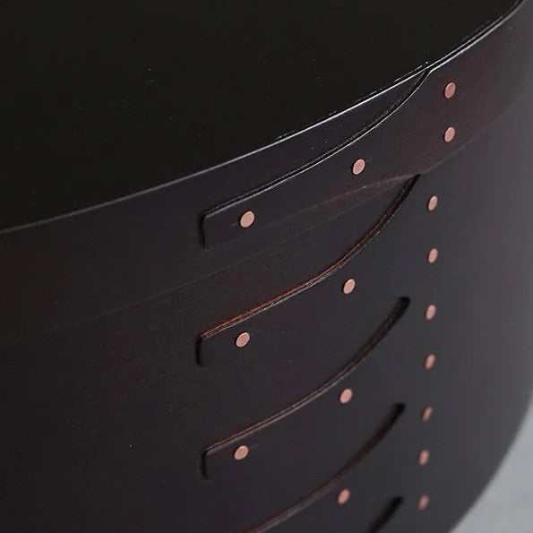 Shaker Oval Box Black - S