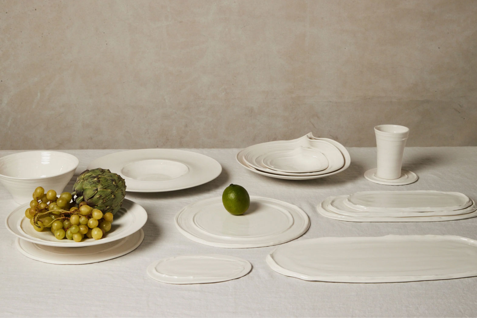 White Memorial Dinnerware Collection