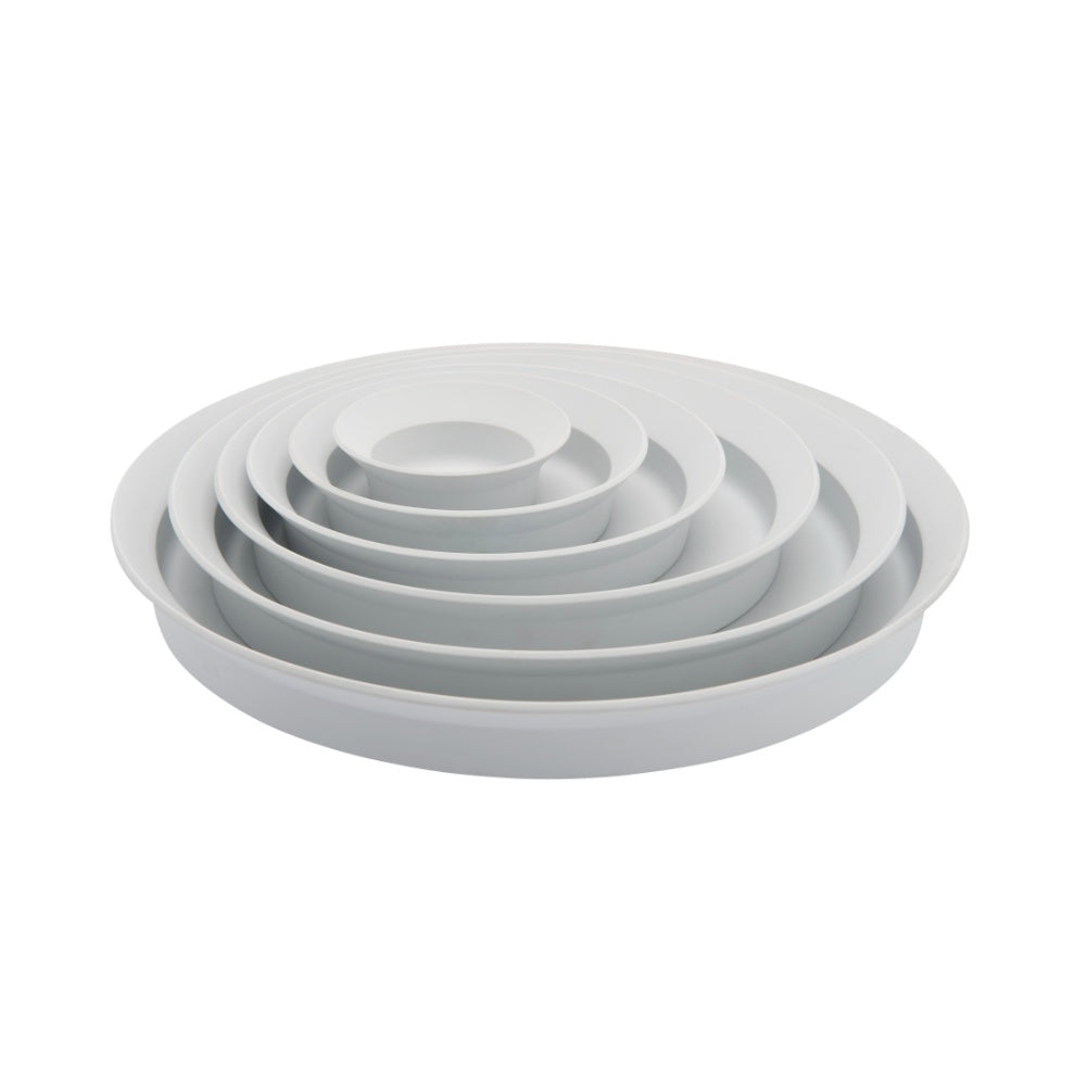 TY Round Deep Plate - Matte Gray