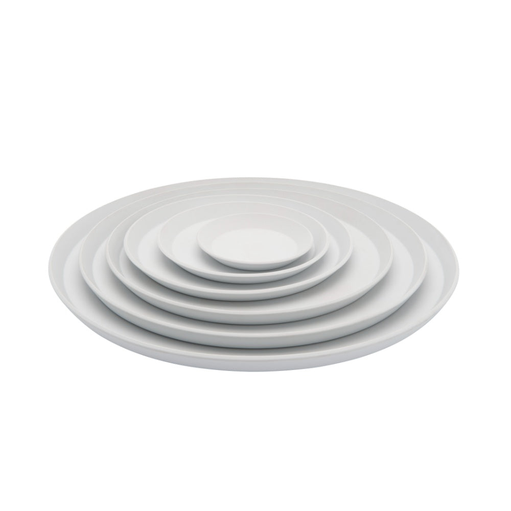 TY Round Plate - Matte Gray
