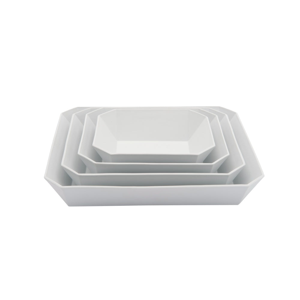 TY Square Bowl - Matte Gray