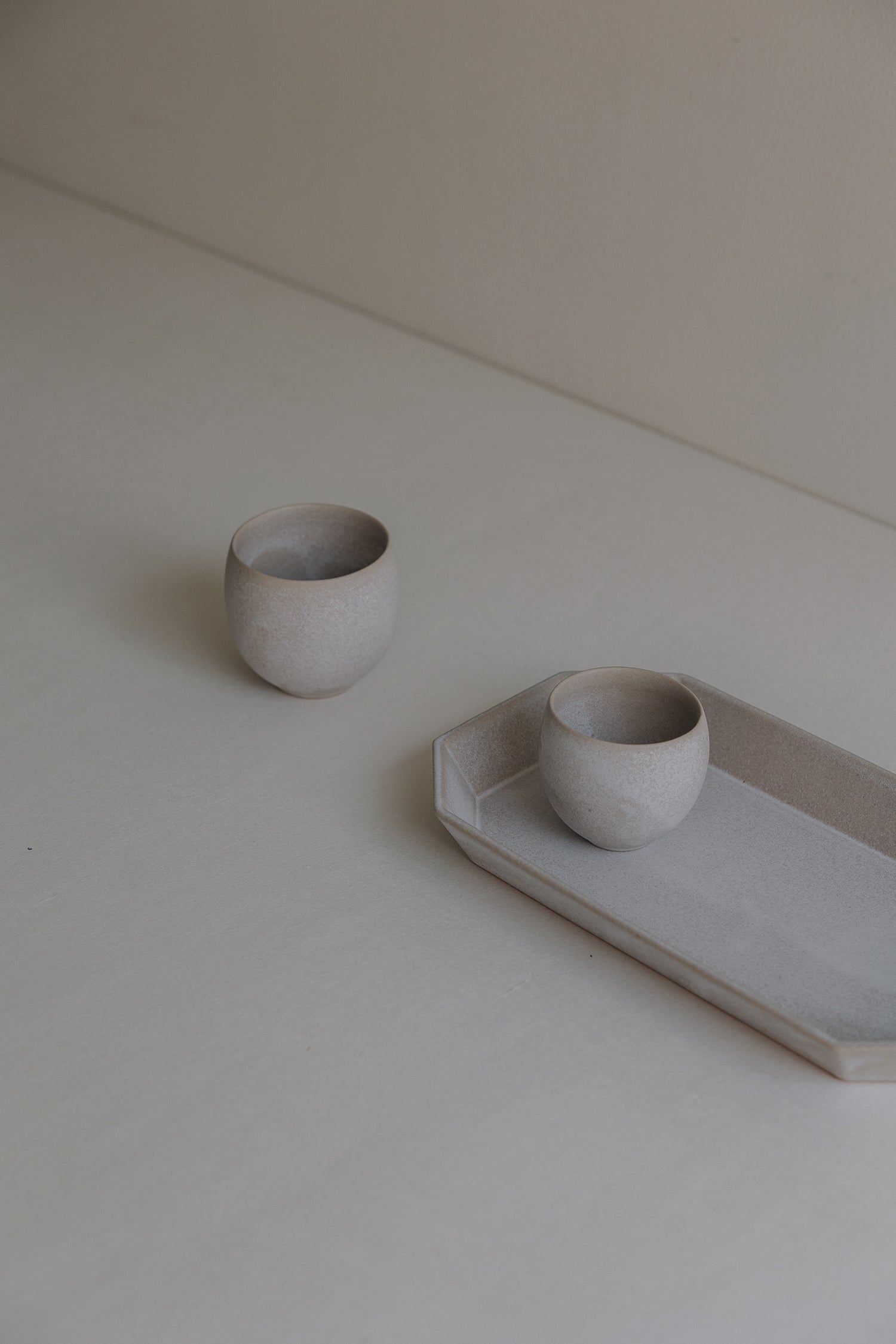 U Cup and Saucer