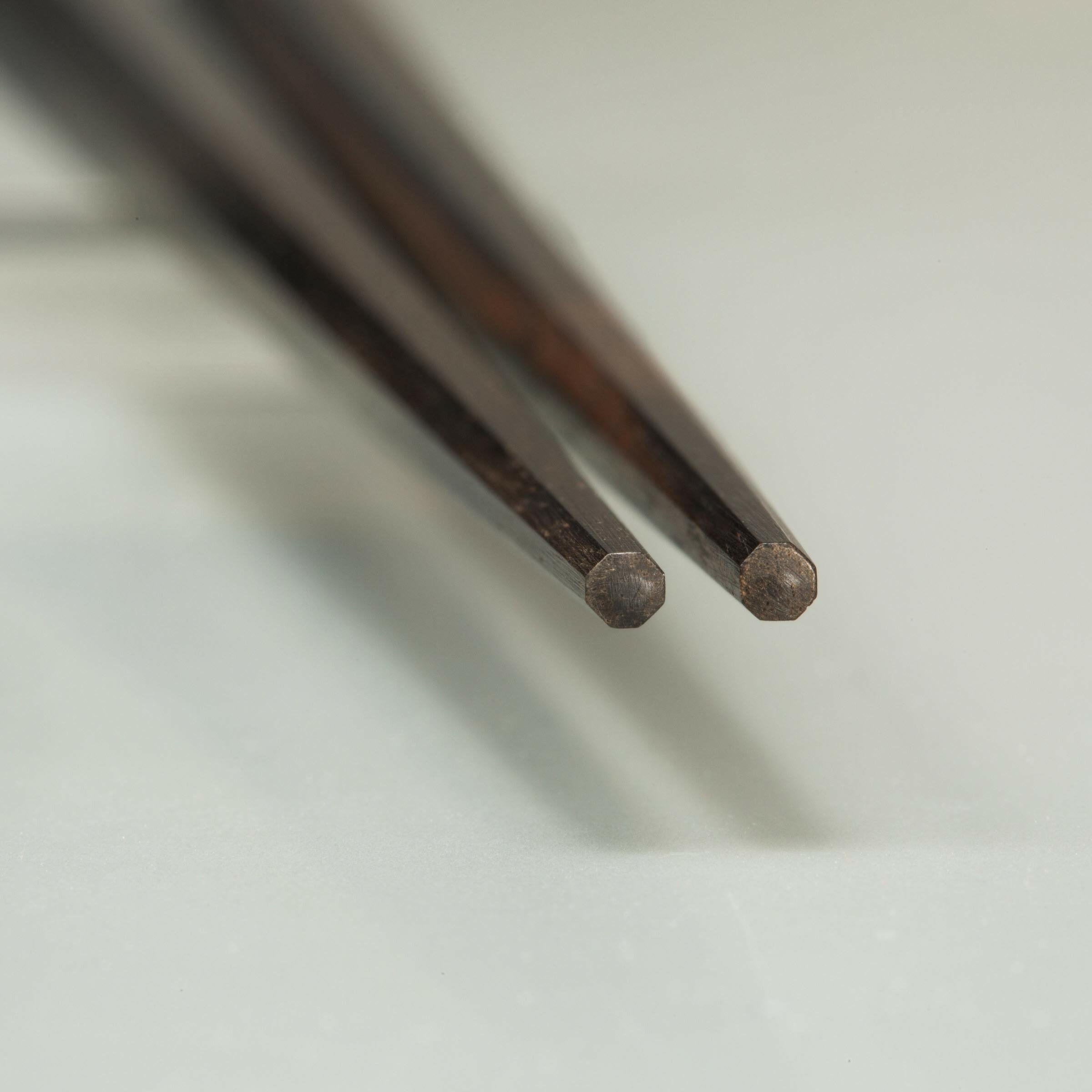 8 Sided Chopsticks - Ebony